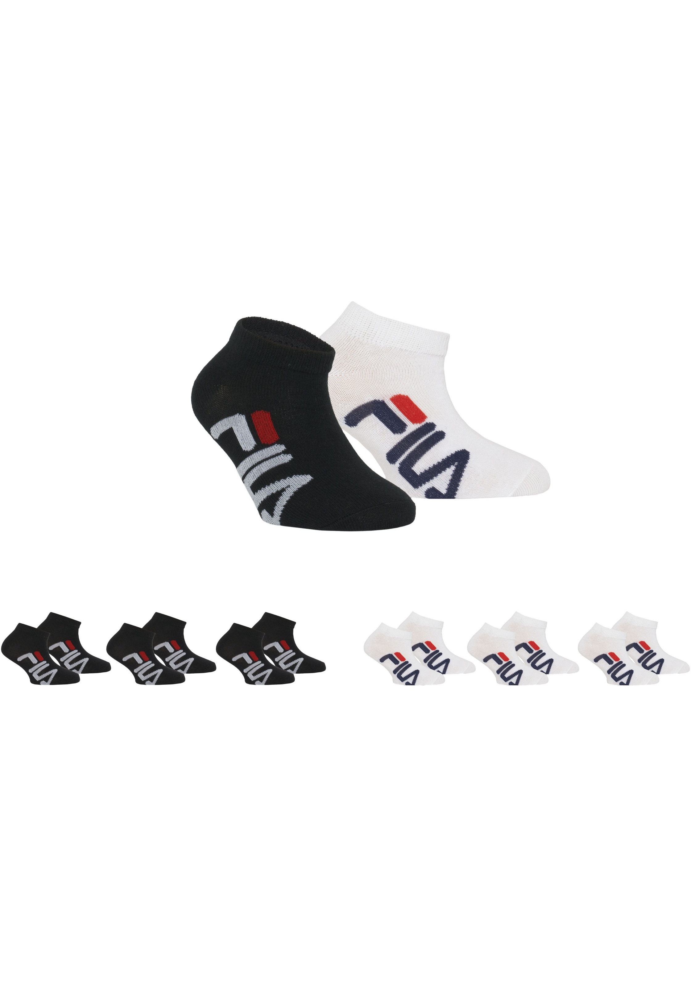 Fila Sneakersocken »JUNIOR UNISEX INVISIBLE SOCKS«, (6 Paar), mit Logoschriftzug seitlich