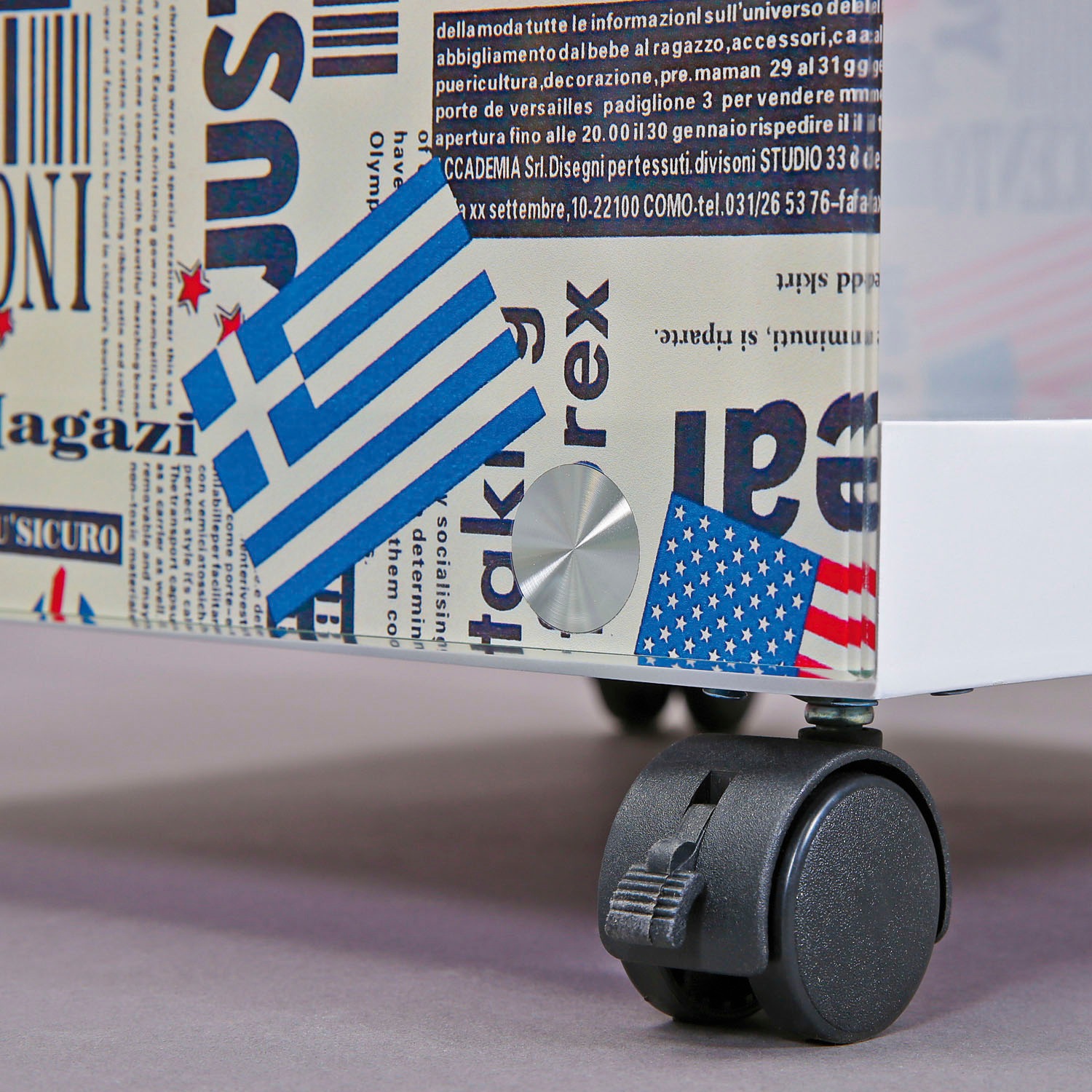 Inter Link Beistelltisch »Cube« mit gestalteten Glasseiten