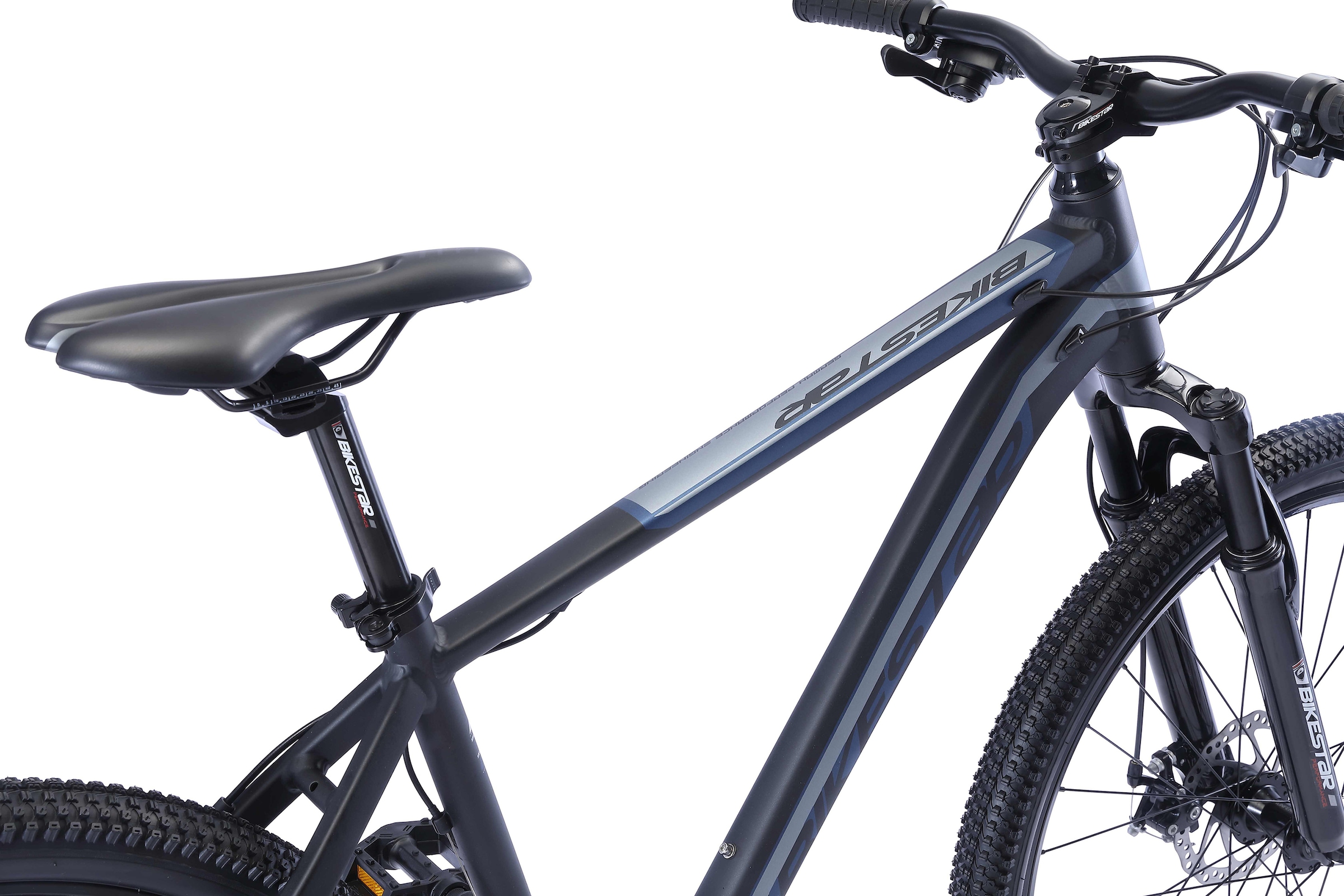 Bikestar Mountainbike, 21 Gang, Shimano, RD-TY300 Schaltwerk, Kettenschaltung, für Damen und Herren, Kettenschaltung