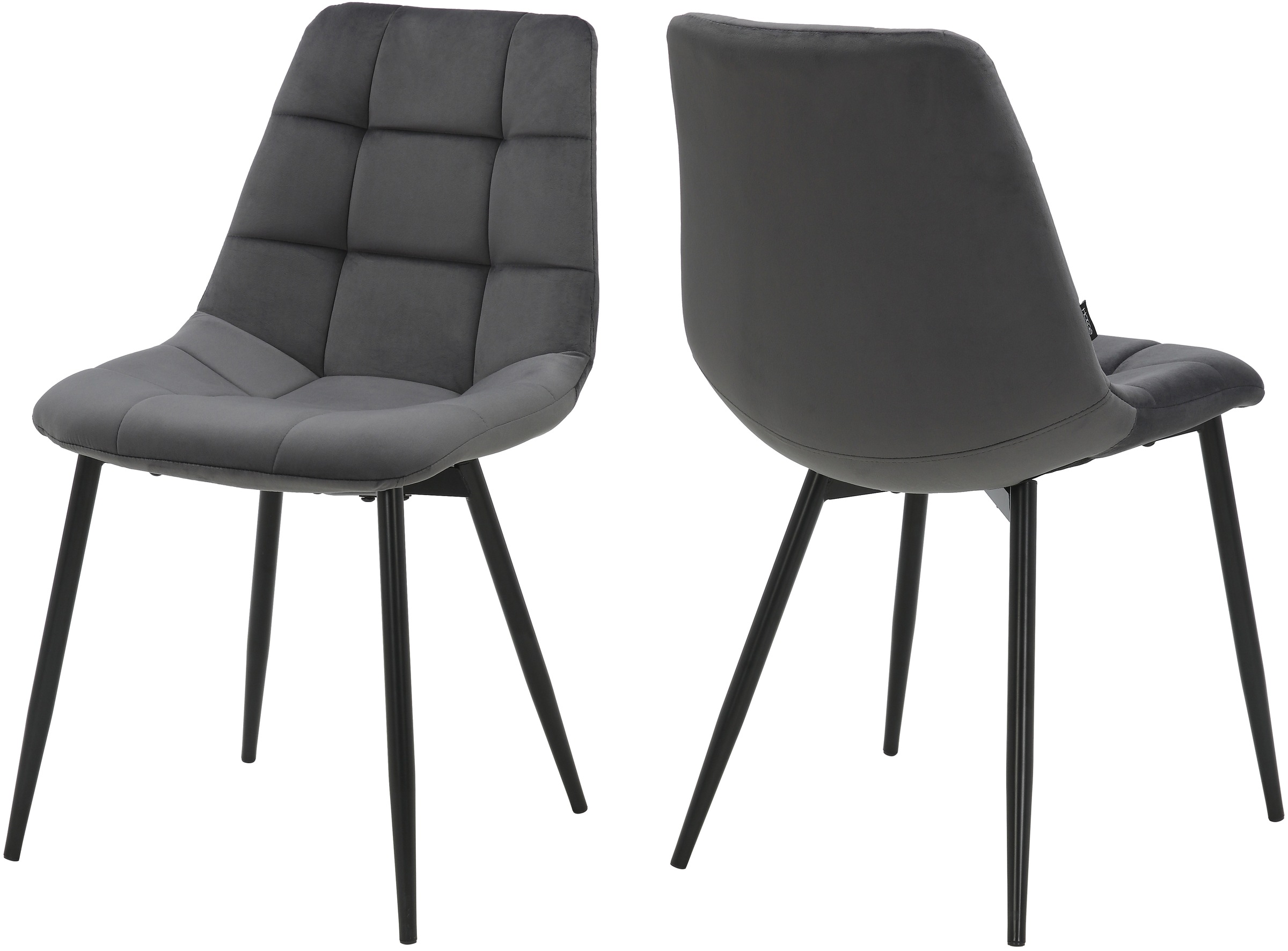 INOSIGN Esszimmerstuhl »Arhus, TOPSELLER!«, (Set), 2 St., Samtvelours, Küch günstig online kaufen