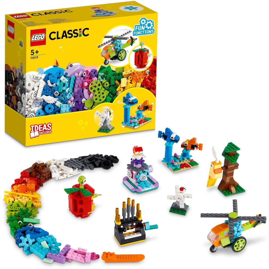 LEGO® Konstruktionsspielsteine »Bausteine und Funktionen (11019), LEGO® Classic«, (500 St.)