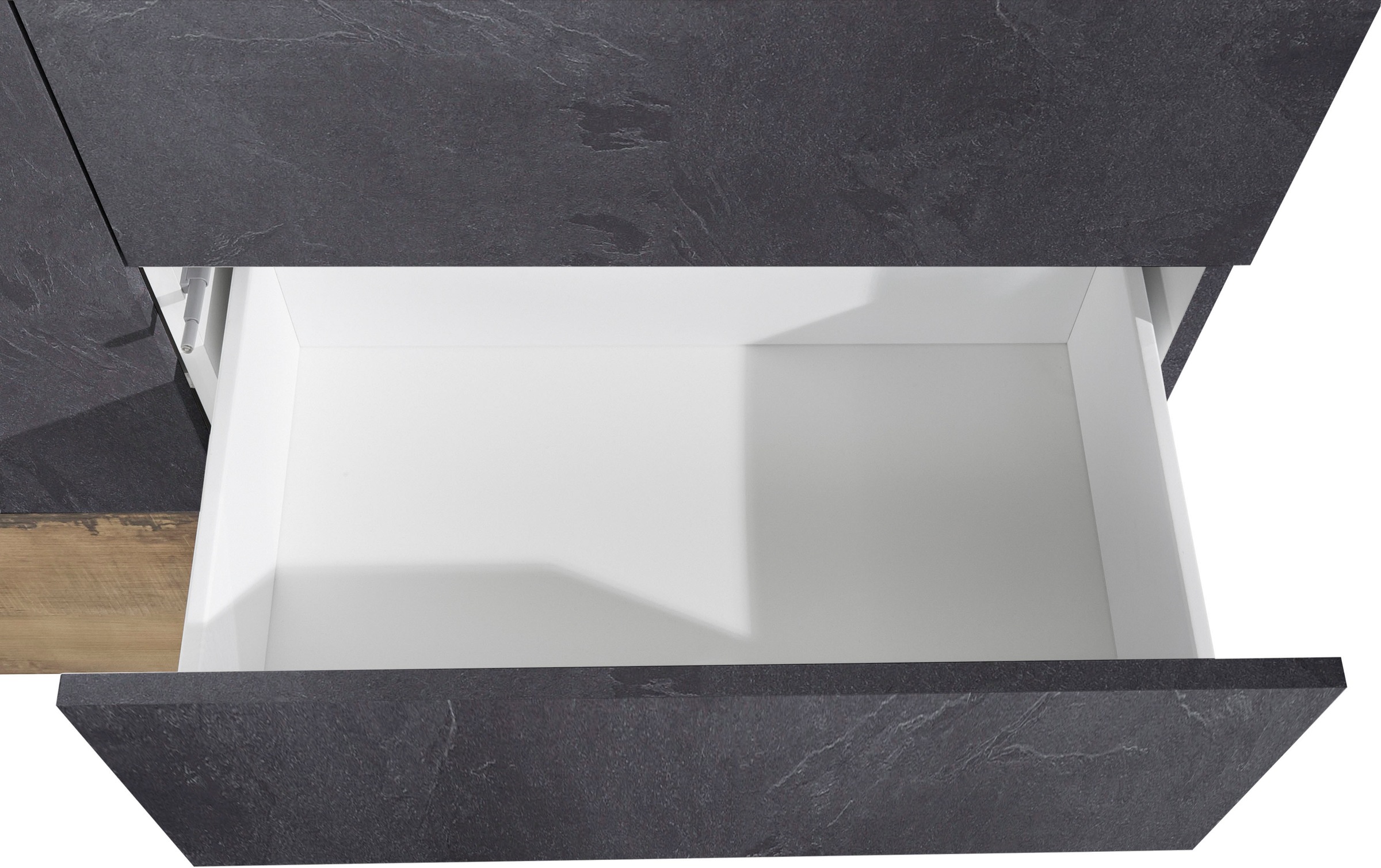 INOSIGN Sideboard »ALIEN-Kommode, Schrank, Anrichte mit 2 Türen und 3 Schubkästen«, Sideboard Breite ca. 140 cm "100 % Made in Italy"