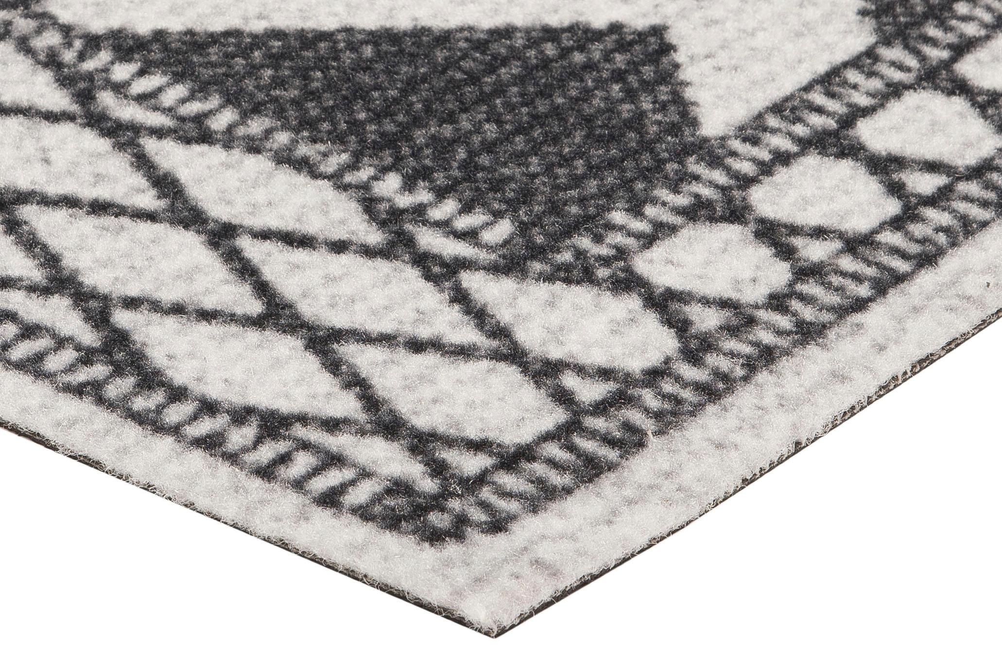 HANSE Home Küchenläufer »Mirror«, rechteckig, 5 mm Höhe, Grafisches Design, Teppich-Läufer, Robust, Pflegeleicht, Waschbar