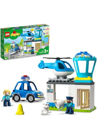 LEGO® Konstruktionsspielsteine »Polizeistation mit Hubschrauber (10959), LEGO® DUPLO«,... kaufen