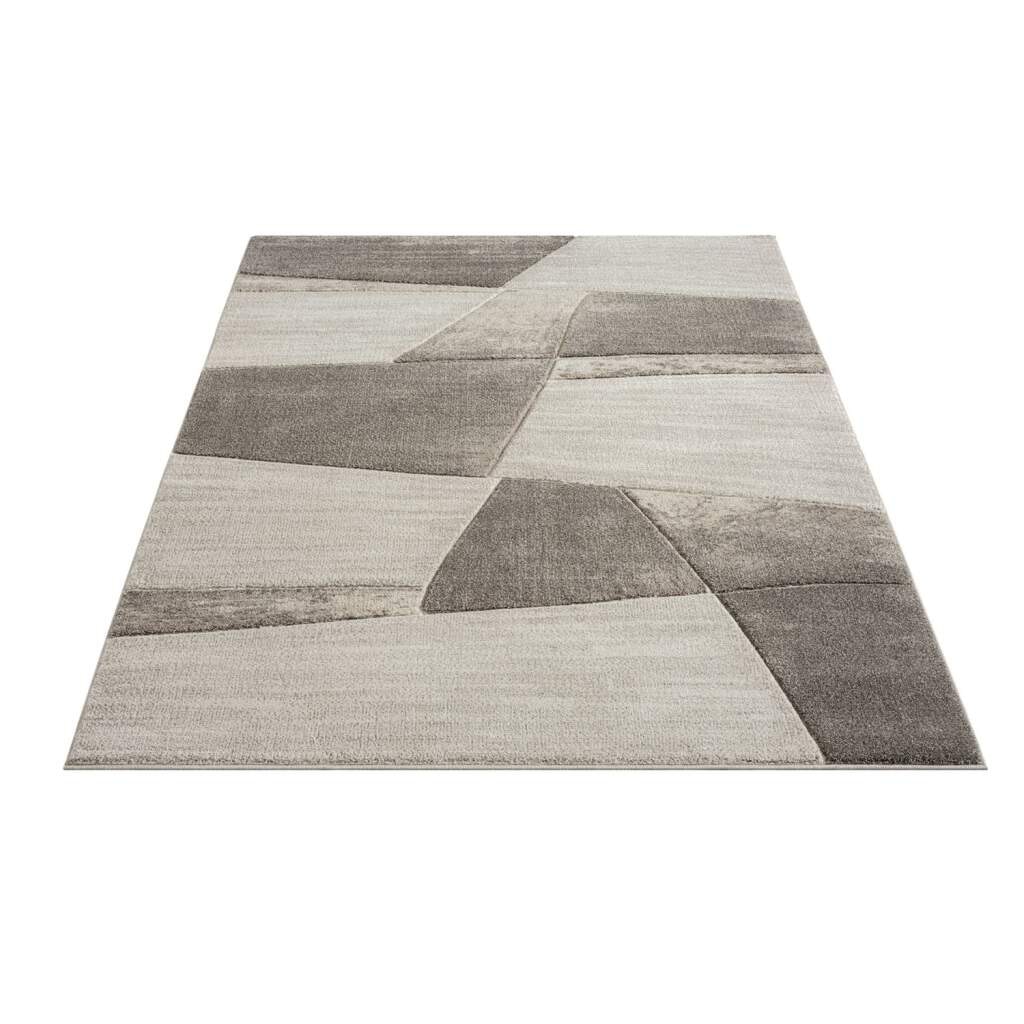 Carpet City Teppich »BONITO9053«, rechteckig, 11 mm Höhe, Flachflor, Hochti günstig online kaufen