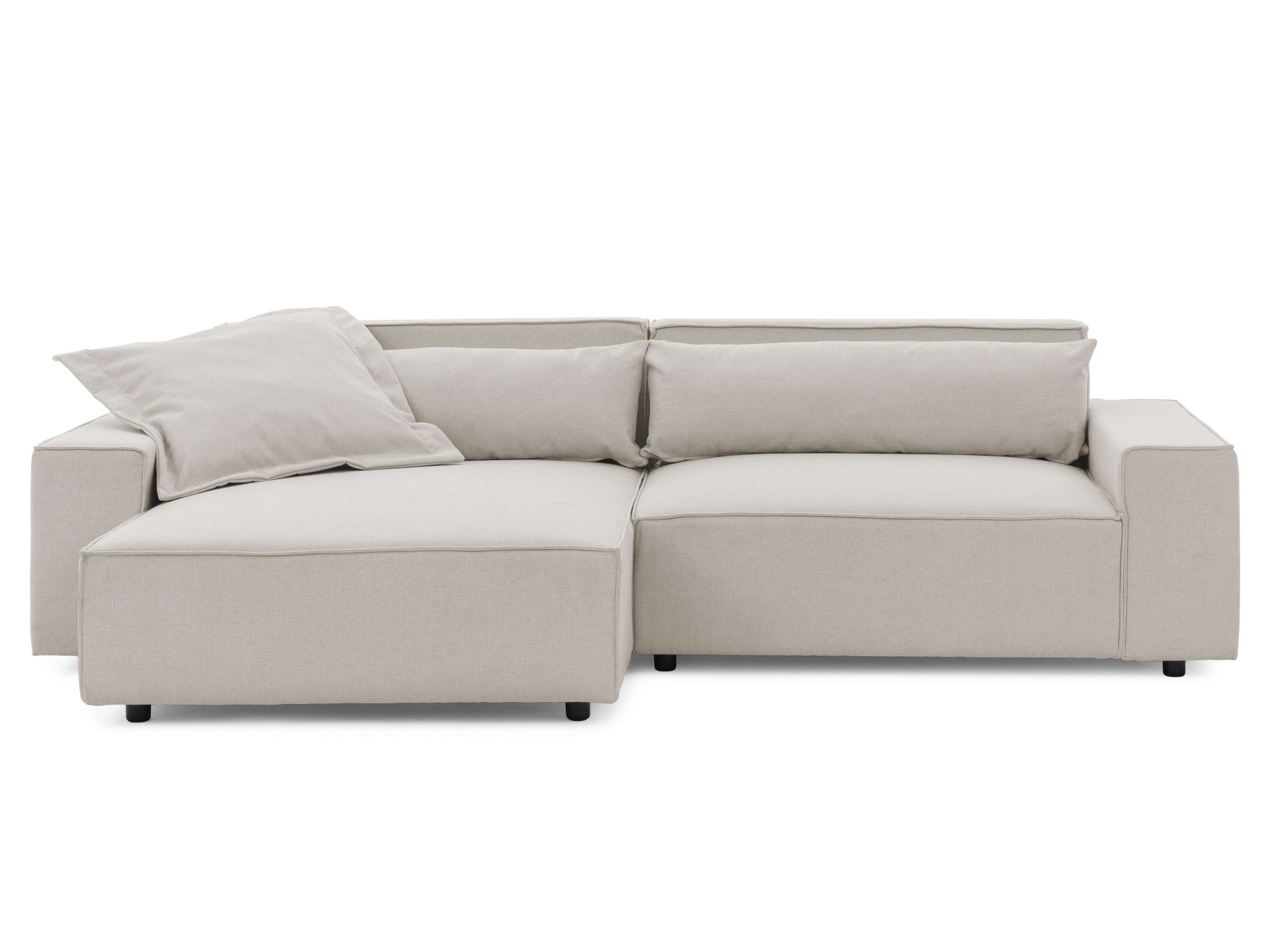 OTTO home Ecksofa »KINLEE Design-Sofa mit Recamiere rechts/links, Maße B/T/ günstig online kaufen