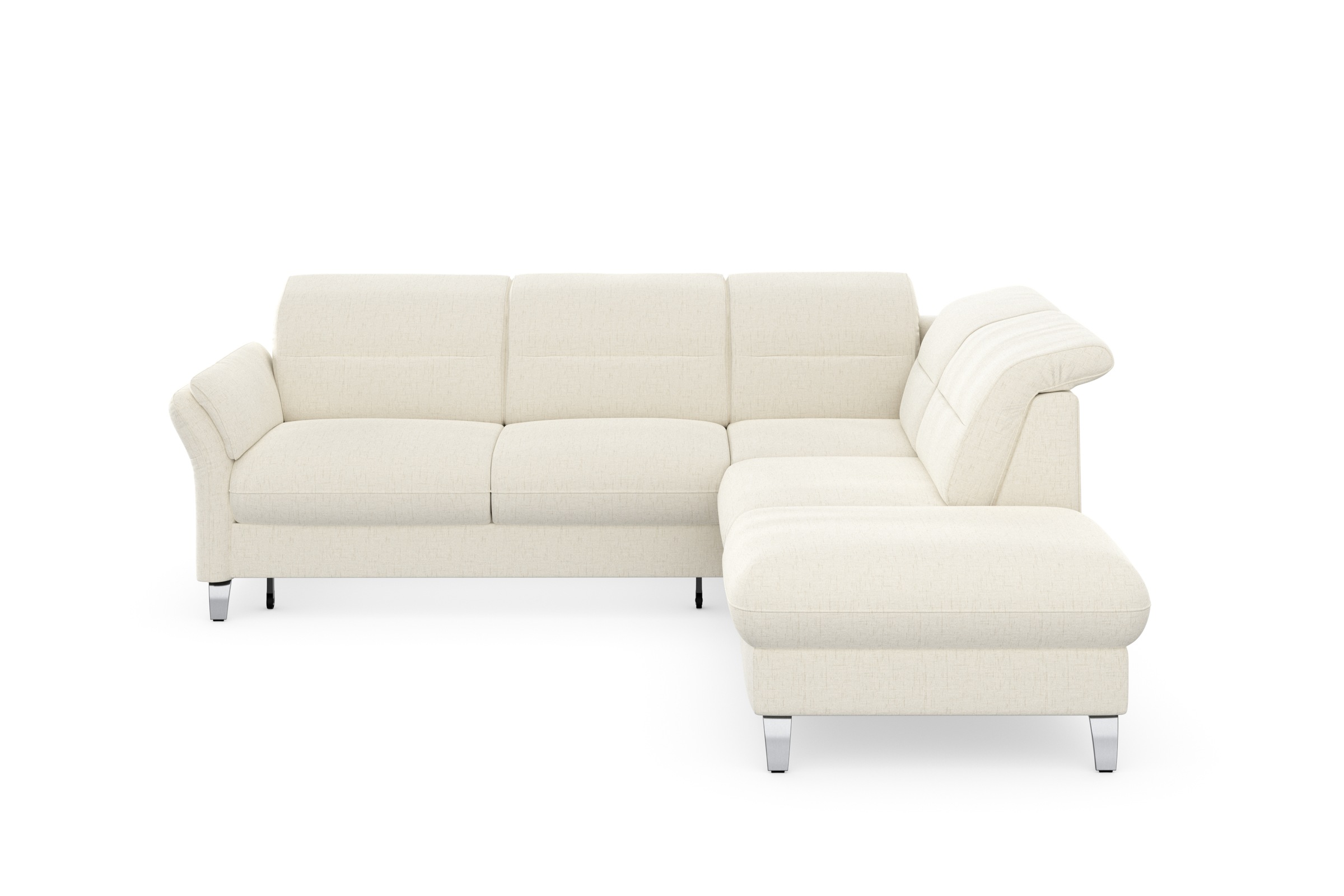 sit&more Ecksofa »Grenoble L-Form mit Federkern«, wahlweise mit Bettfunktio günstig online kaufen