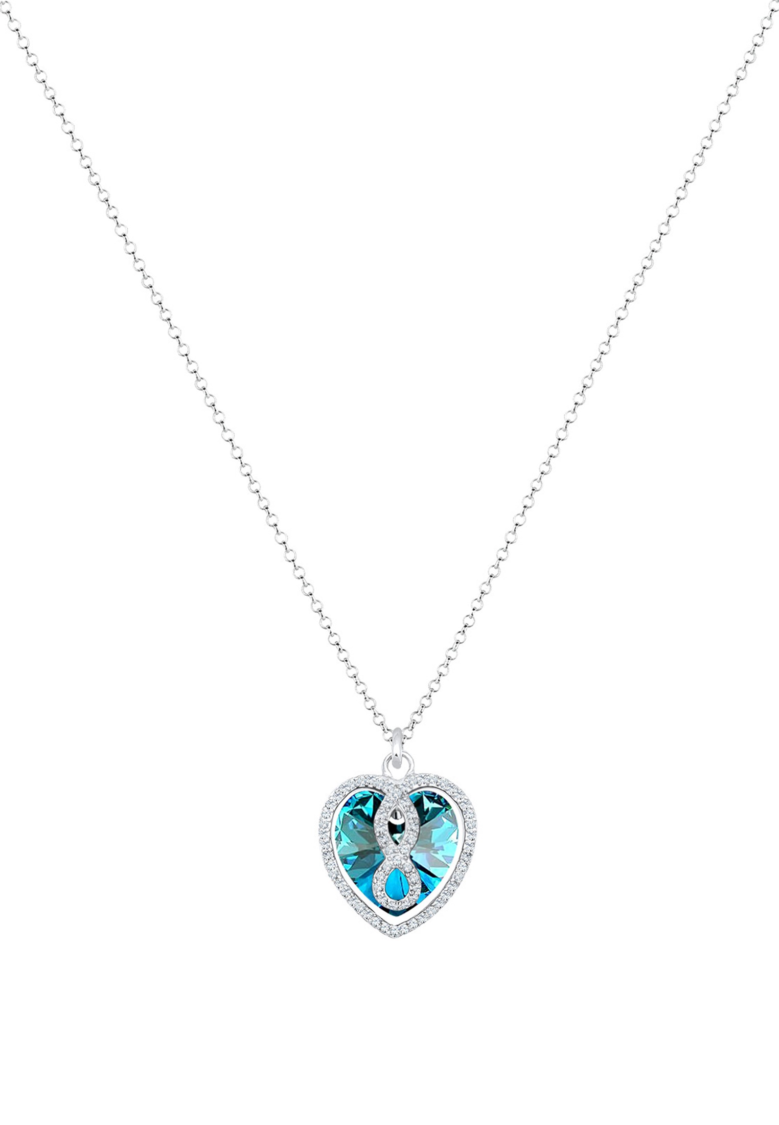 Silber« Kristall 925 Collierkettchen »Herz kaufen im Online-Shop Elli Icône Infinity