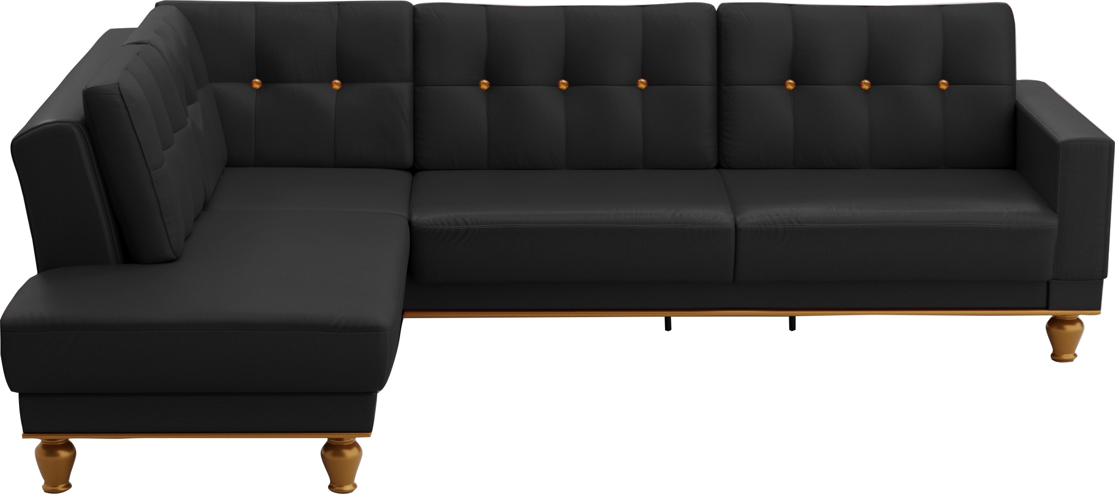sit&more Ecksofa »Orient 5 L-Form«, mit Strass-Stein, wahlweise mit Bettfun günstig online kaufen
