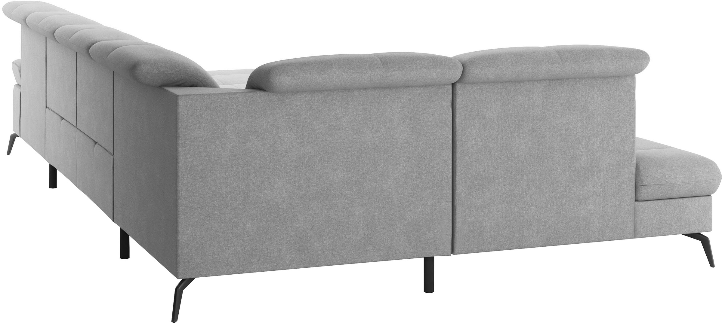sit&more Wohnlandschaft »Amica, U-Form, inkl. Sitztiefenverstellung und Armteilverstellung«, wahlweise mit Kopfteilverstellung, Bettfunktion und Bettkasten