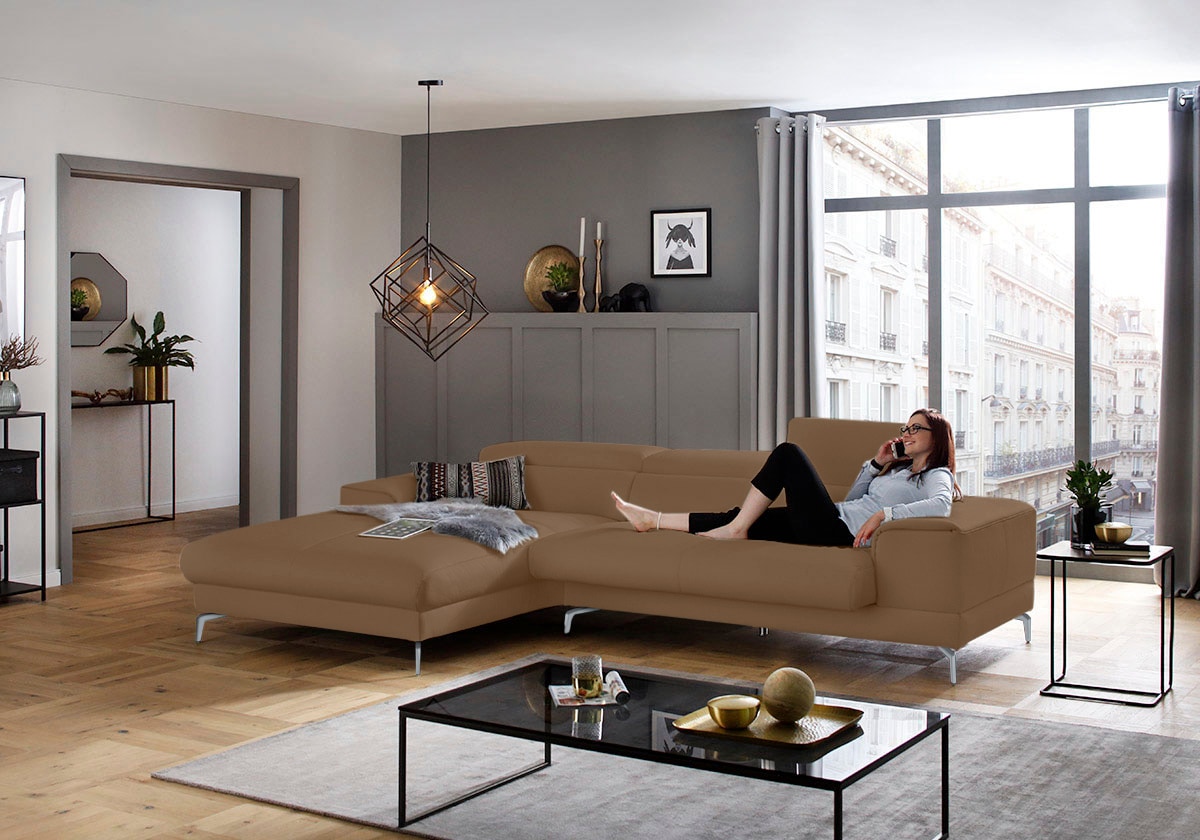W.SCHILLIG Ecksofa »piedroo, Designsofa mit tollem Sitzkomfort, bequem und günstig online kaufen