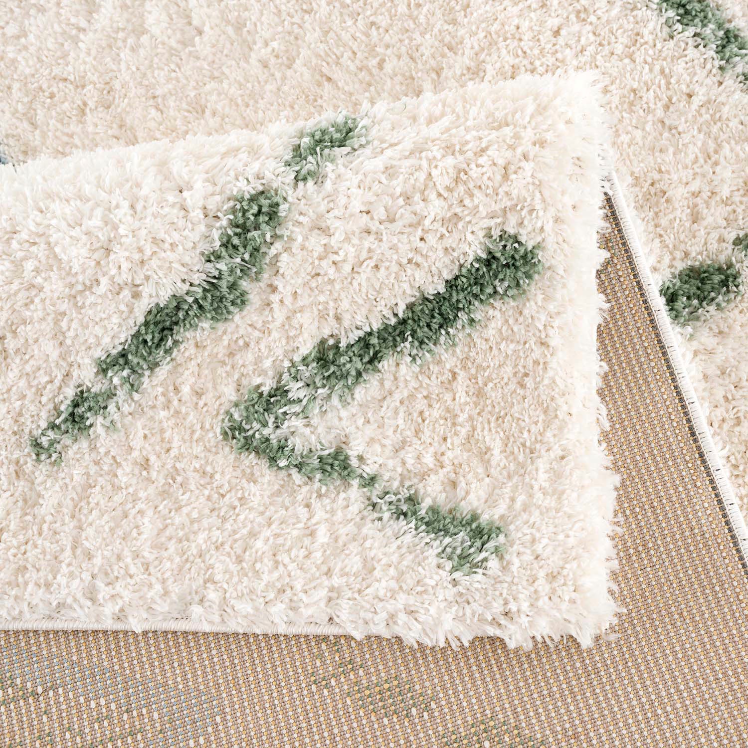 Carpet City Hochflor-Teppich »Pulpy 557«, rechteckig, 30 mm Höhe, besonders weich, Ethno Look, ideal für Wohnzimmer & Schlafzimmer