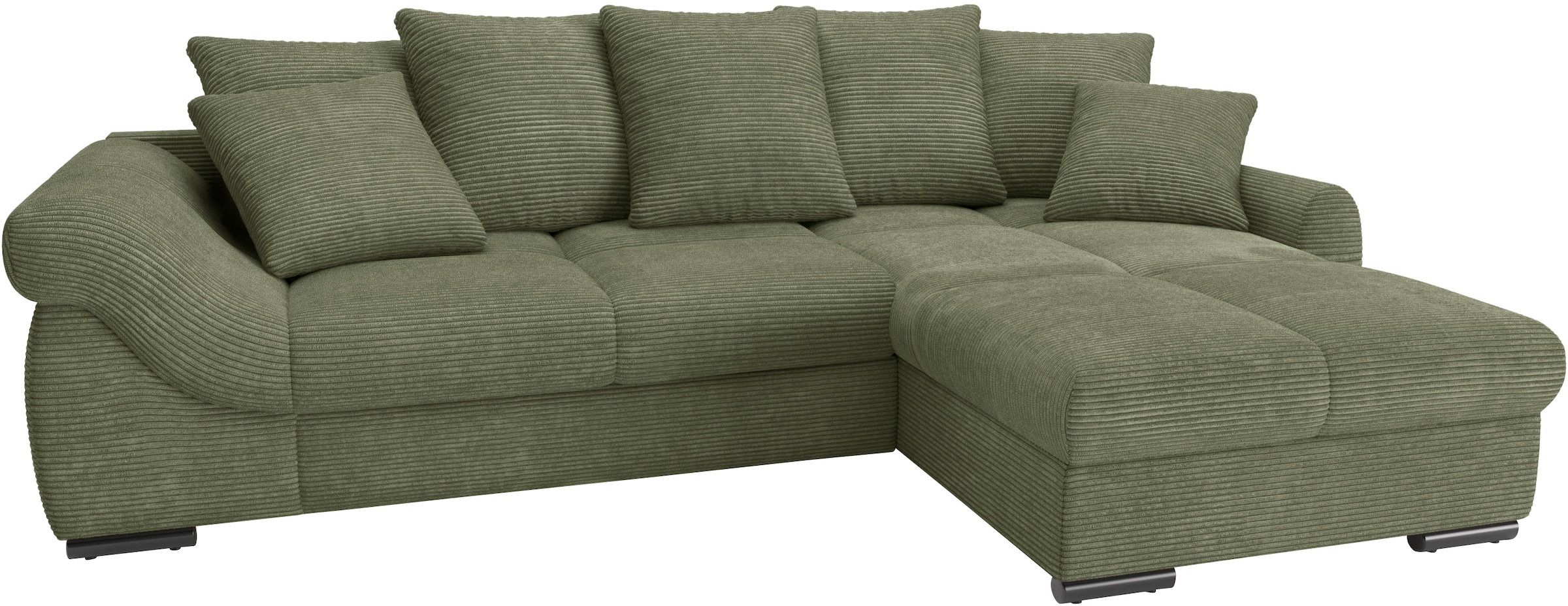Mr. Couch Ecksofa »Livorno L-Form«, inkl. Hochschläfer-Bettauszug, XL-Bettk günstig online kaufen
