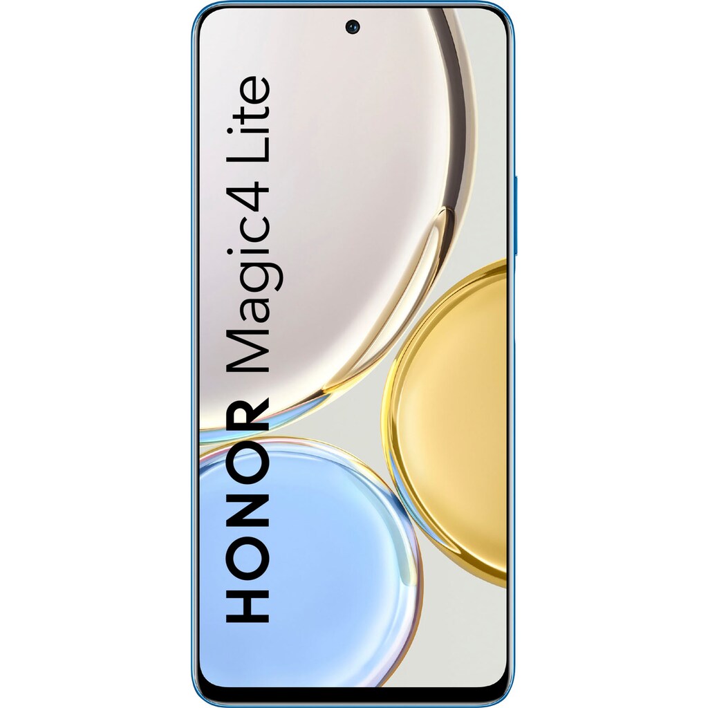 Honor Smartphone »Magic 4 Lite 4G«, blau, 17,29 cm/6,81 Zoll, 128 GB Speicherplatz, 64 MP Kamera