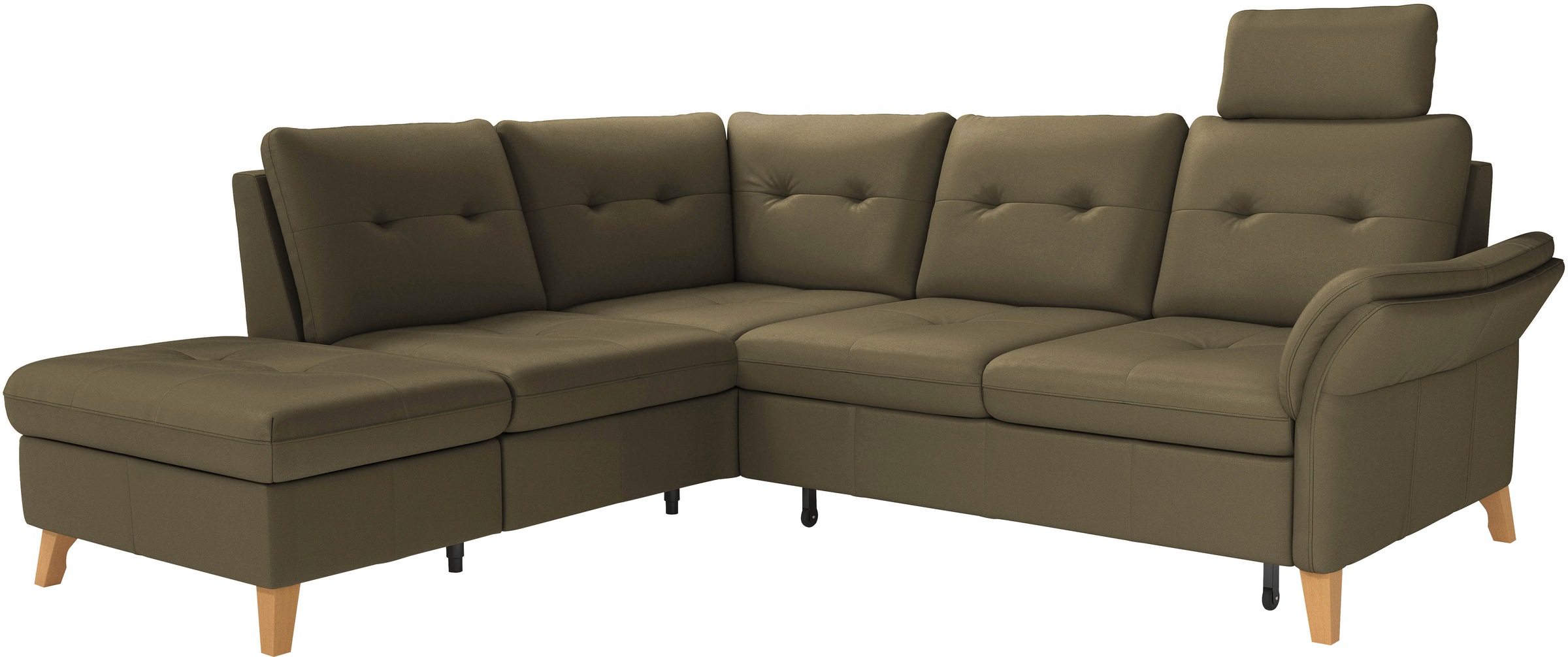 sit&more Ecksofa »Göteborg«, inkl. Sitztiefenverstellung, wahlweise mit Bettfunktion & Bettkasten