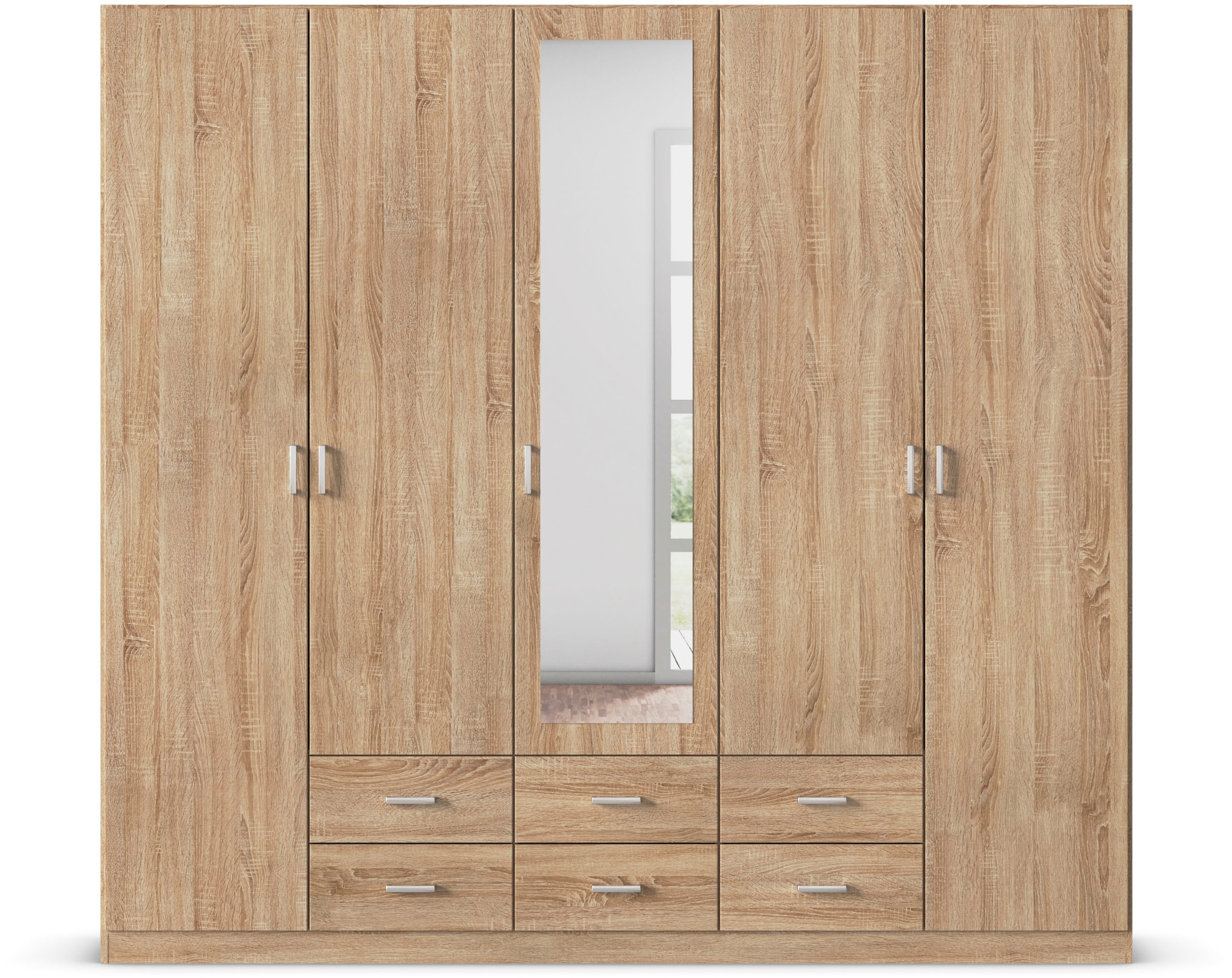 rauch Kleiderschrank "Schrank Garderobe Wäscheschrank GAMMA in 3 Breiten" v günstig online kaufen