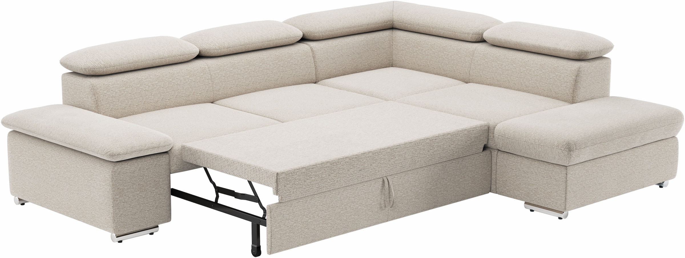 Ecksofa Valantine V, wahlweise mit Bettfunktion