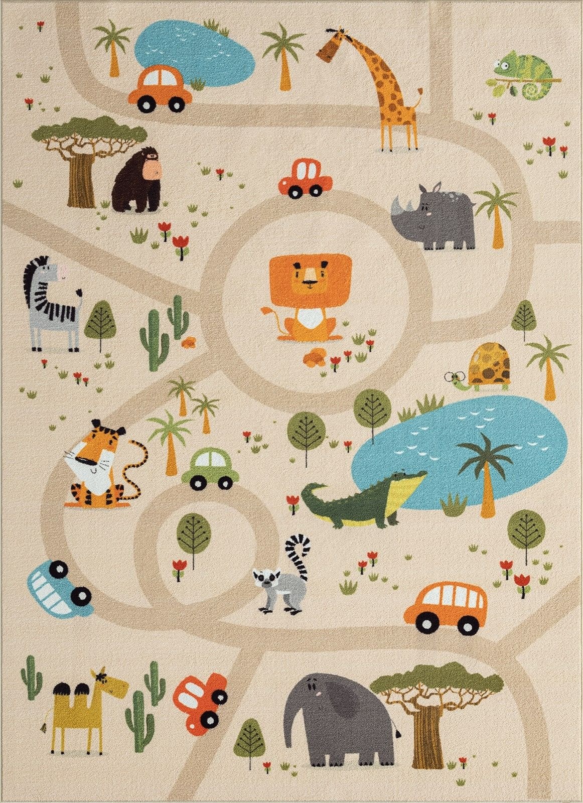 the carpet Teppich »Happy Life«, rund, 4 mm Höhe, Life Kinderzimmer Teppich günstig online kaufen