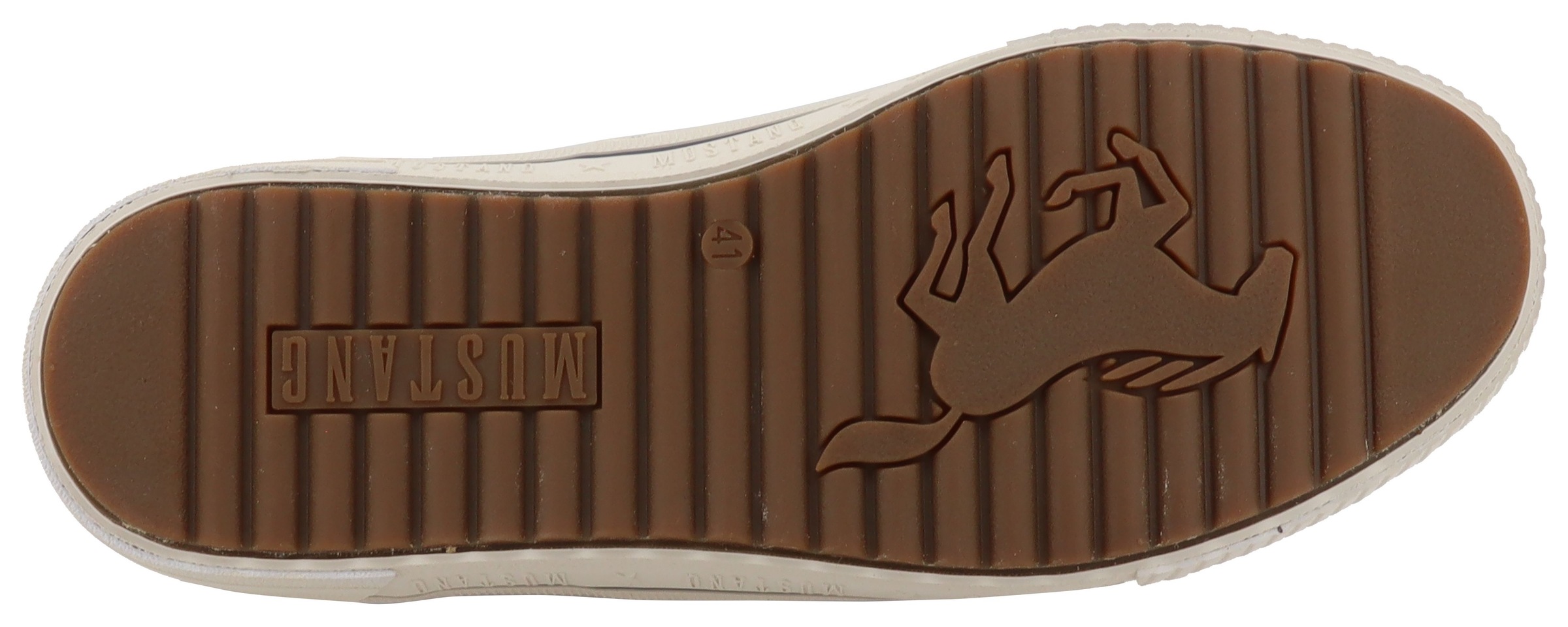 Mustang Shoes Sneaker »Masha«, High Top Sneaker, Schnürboots mit Reißverschluss