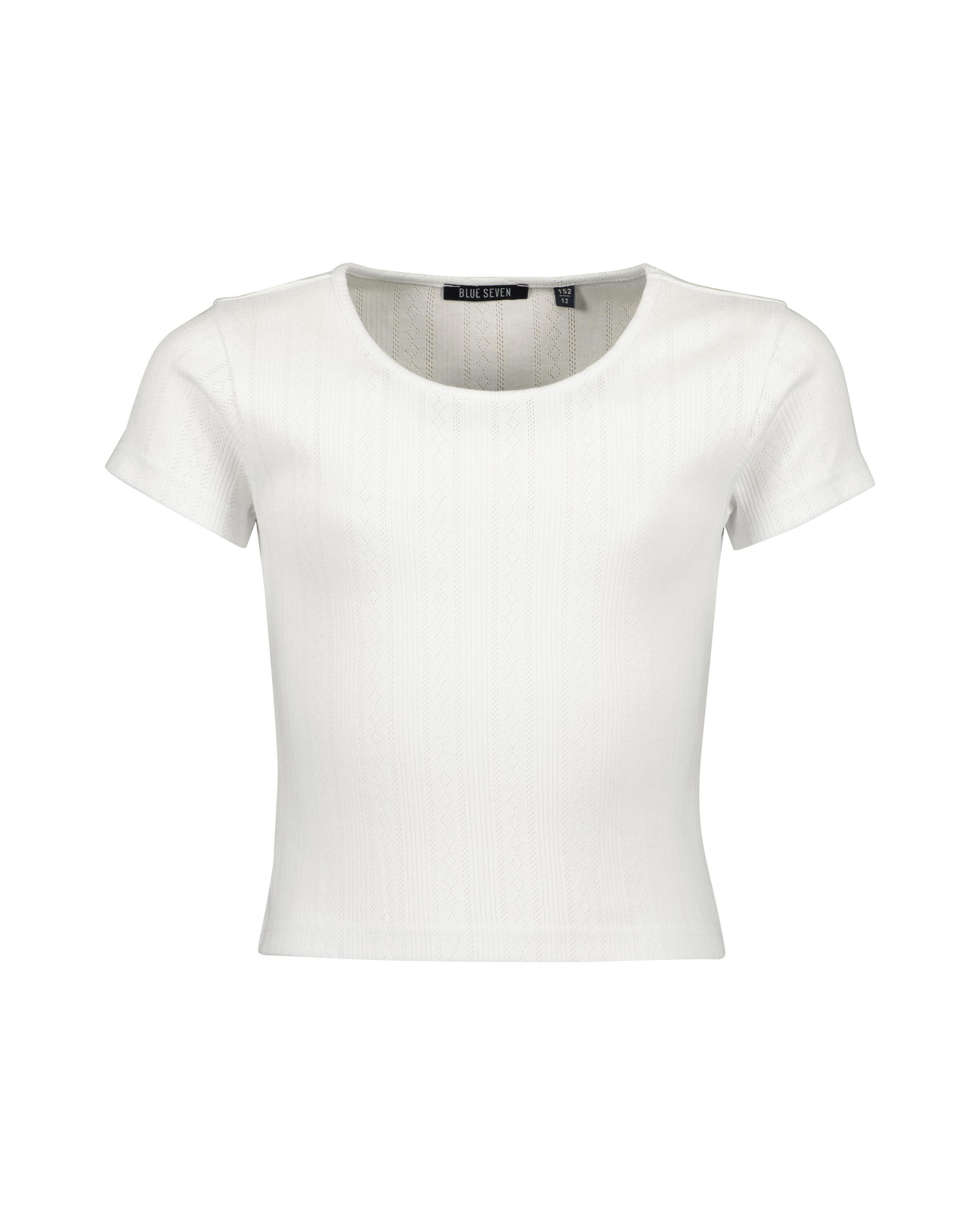 Blue Seven T-Shirt »Blue Seven Teenager Mädchen T-Shirts 2er Pack Rundhalsausschnitt«, (2 tlg.)
