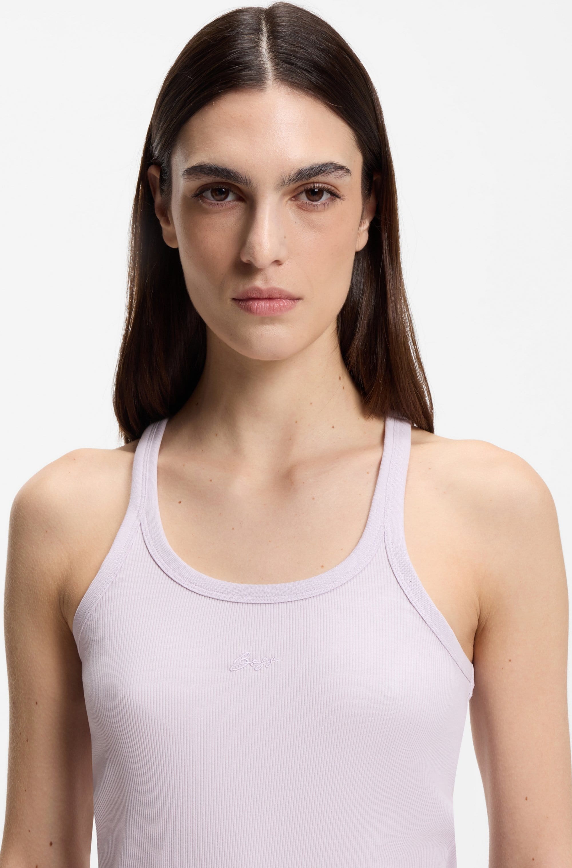 BOSS ORANGE »Epetite Premium Damenmode« Slim Fit mit Logostickerei