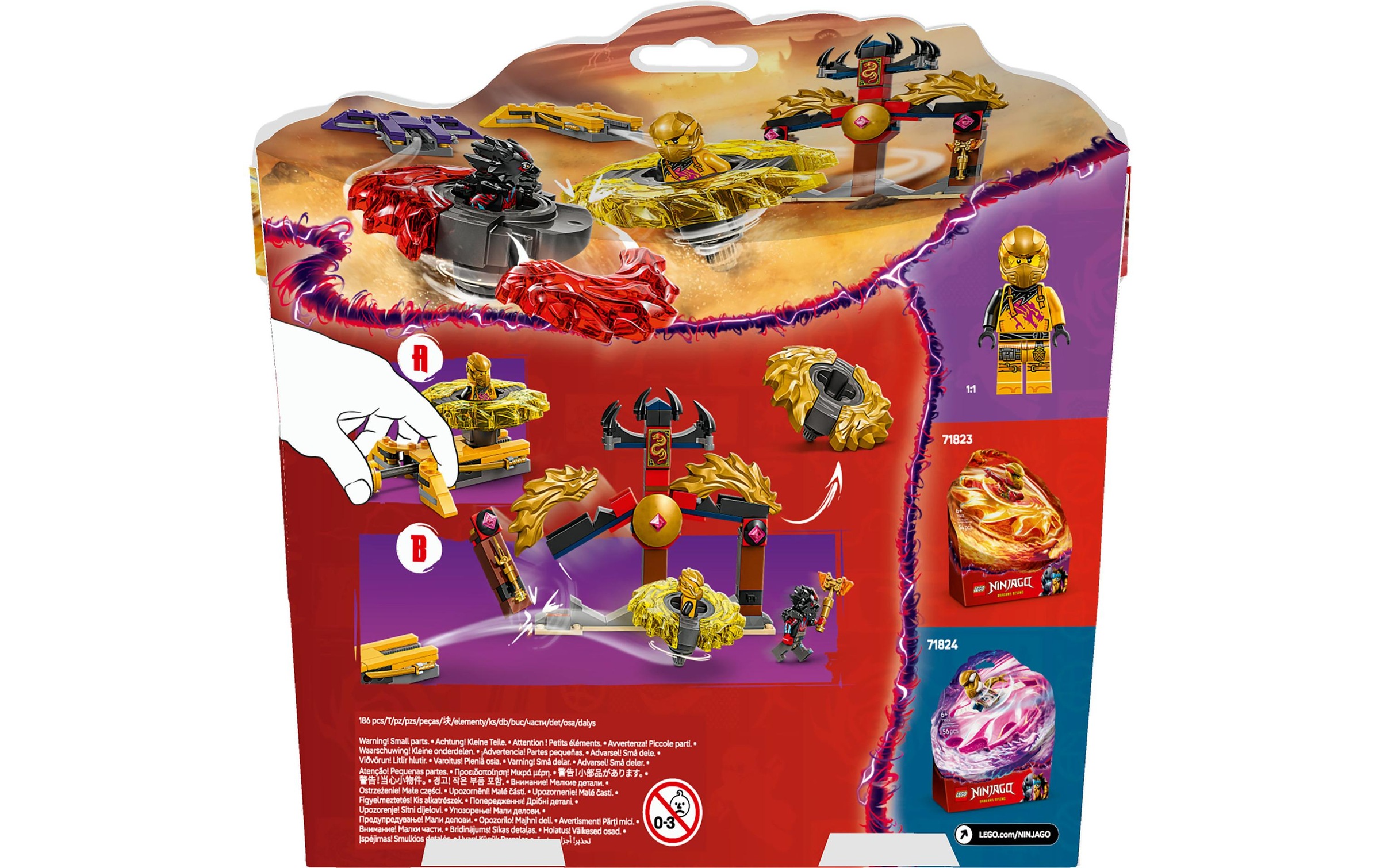 LEGO® Spielbausteine »Ninjago Drachen-Spinjitzu Battle Pack 71826«