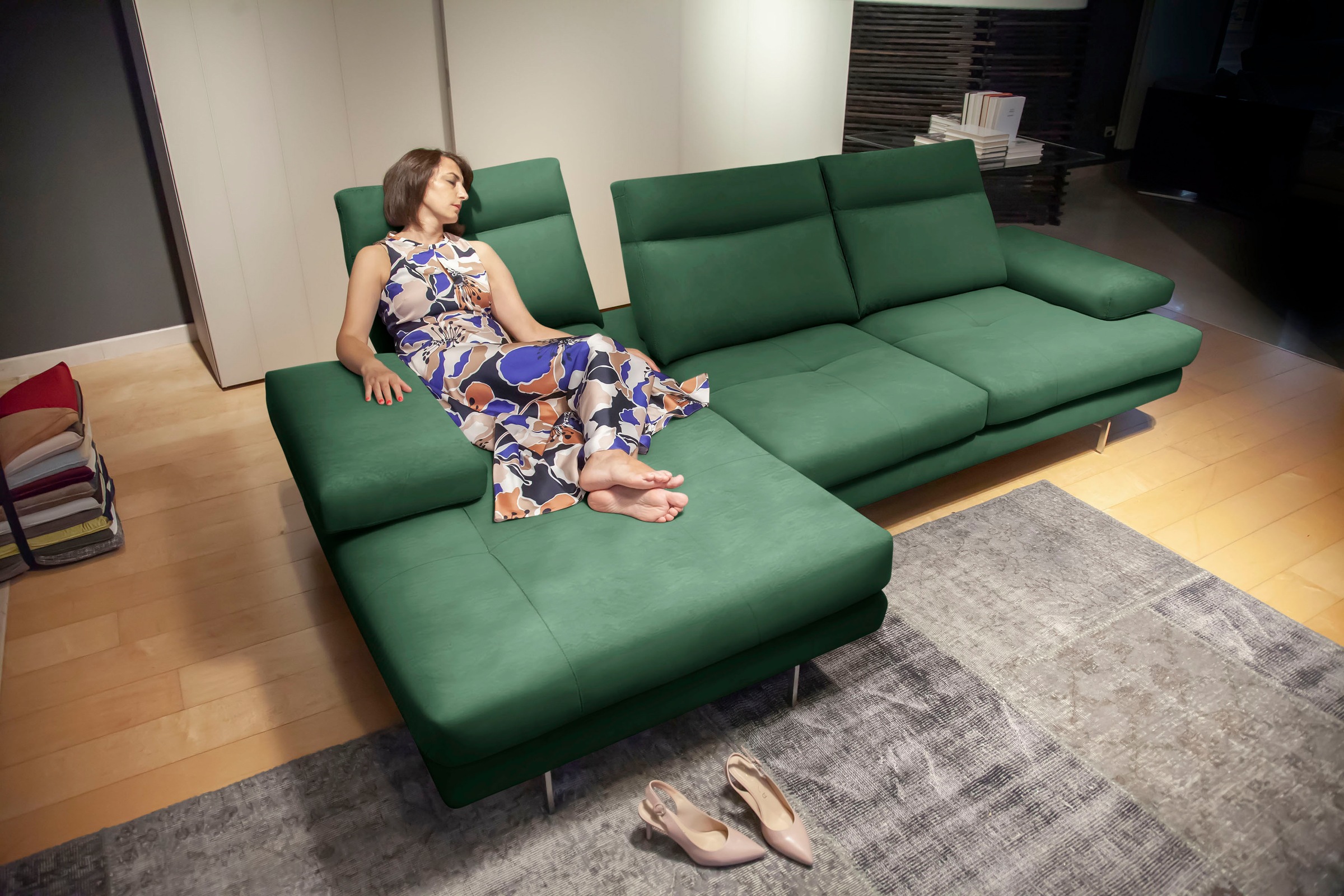 CALIA ITALIA Ecksofa »Toby Wing, L-Form, Designsofa mit sensationellem Sitz günstig online kaufen