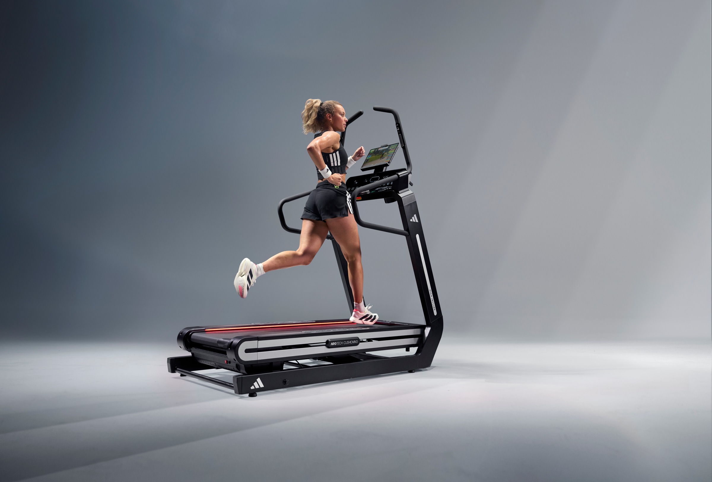 adidas Performance Laufband »adidas T-800 High Incline Laufband« Climb Mode, Apps, LED Beleuchtung, Stufenlose Steigung bis 40 %