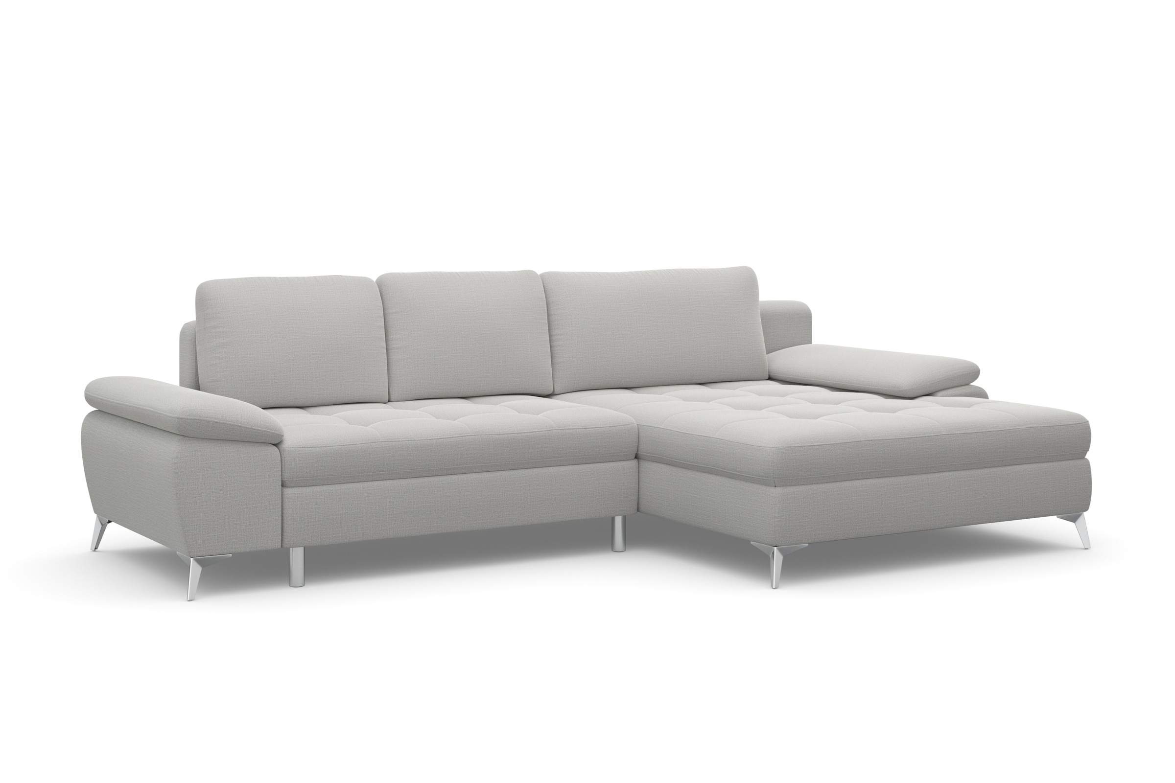 sit&more Ecksofa »Latigo L-Form«, mit Mega-Recamiere, wahlweise mit Bettfunktion und Bettkasten