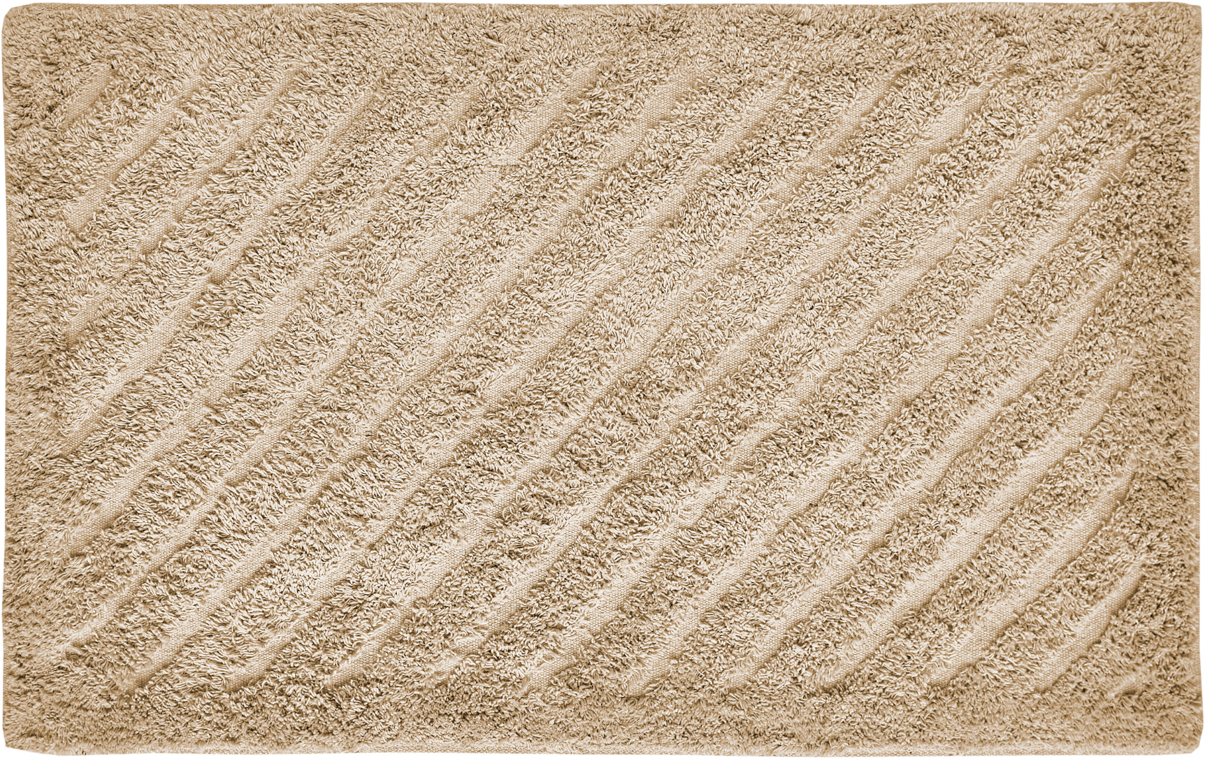 Andiamo Badematte »Havanna, 50x80 cm«, fußbodenheizungsgeeignet-schnell trocknend, Badteppich, Uni Farben, Hoch-Tief Effekt, verschiedene Designs