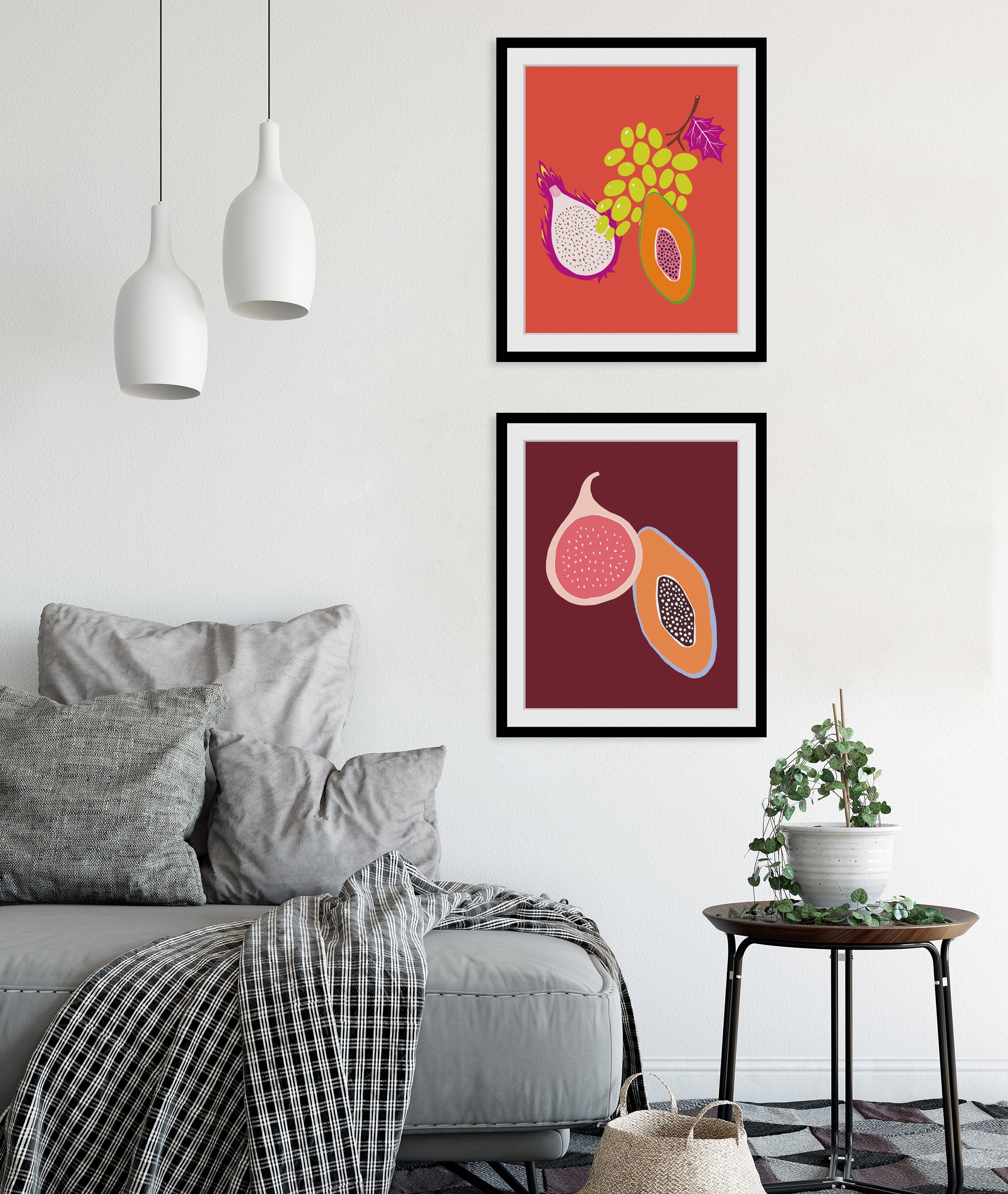 queence Bild »Paul«, Obst-Obst Bilder-Kunst-Lebensmittel-Orange, HD Premium günstig online kaufen