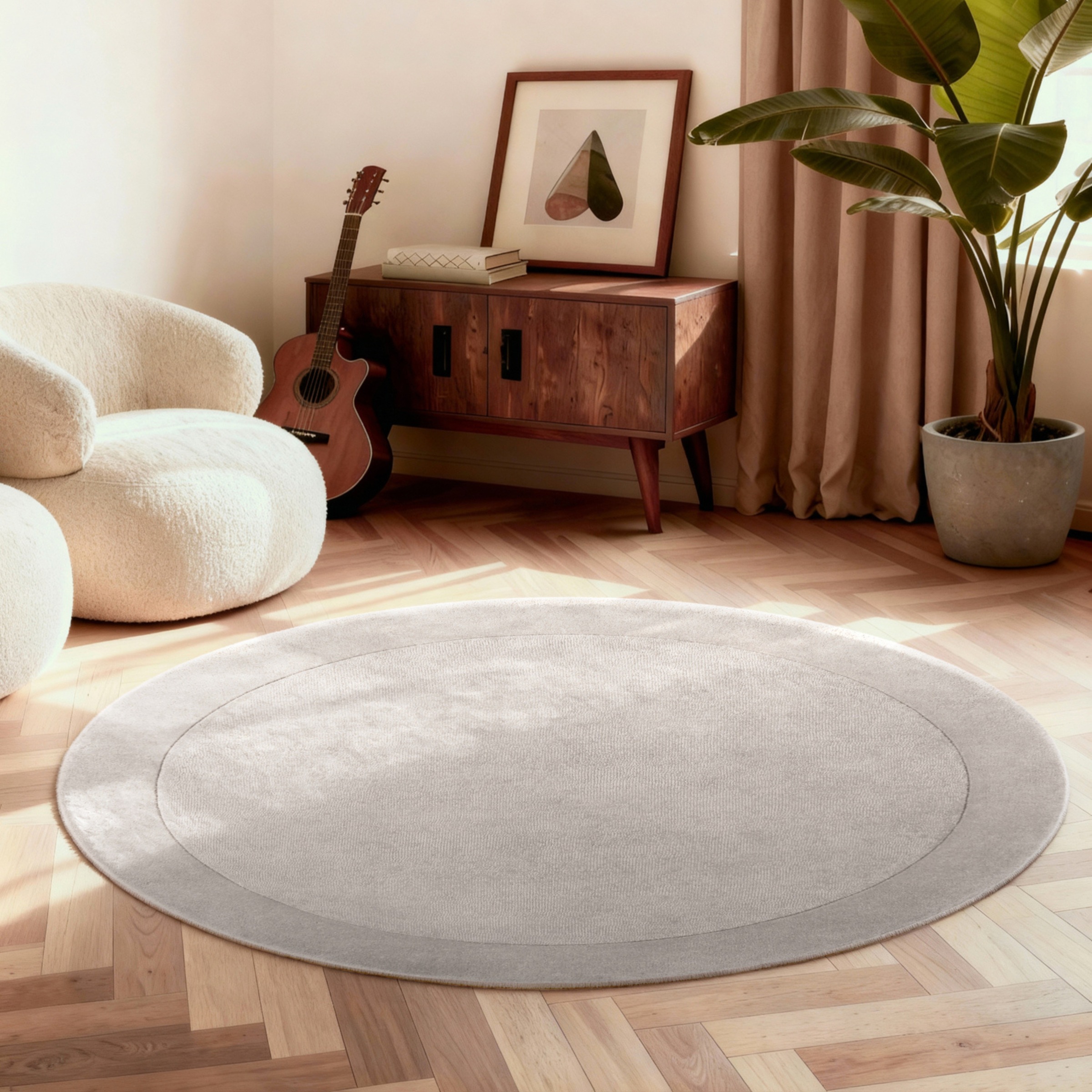 Villeroy & Boch Teppich »Wollteppich Kari« rund 17 mm Höhe Handgewebt, Woll günstig online kaufen