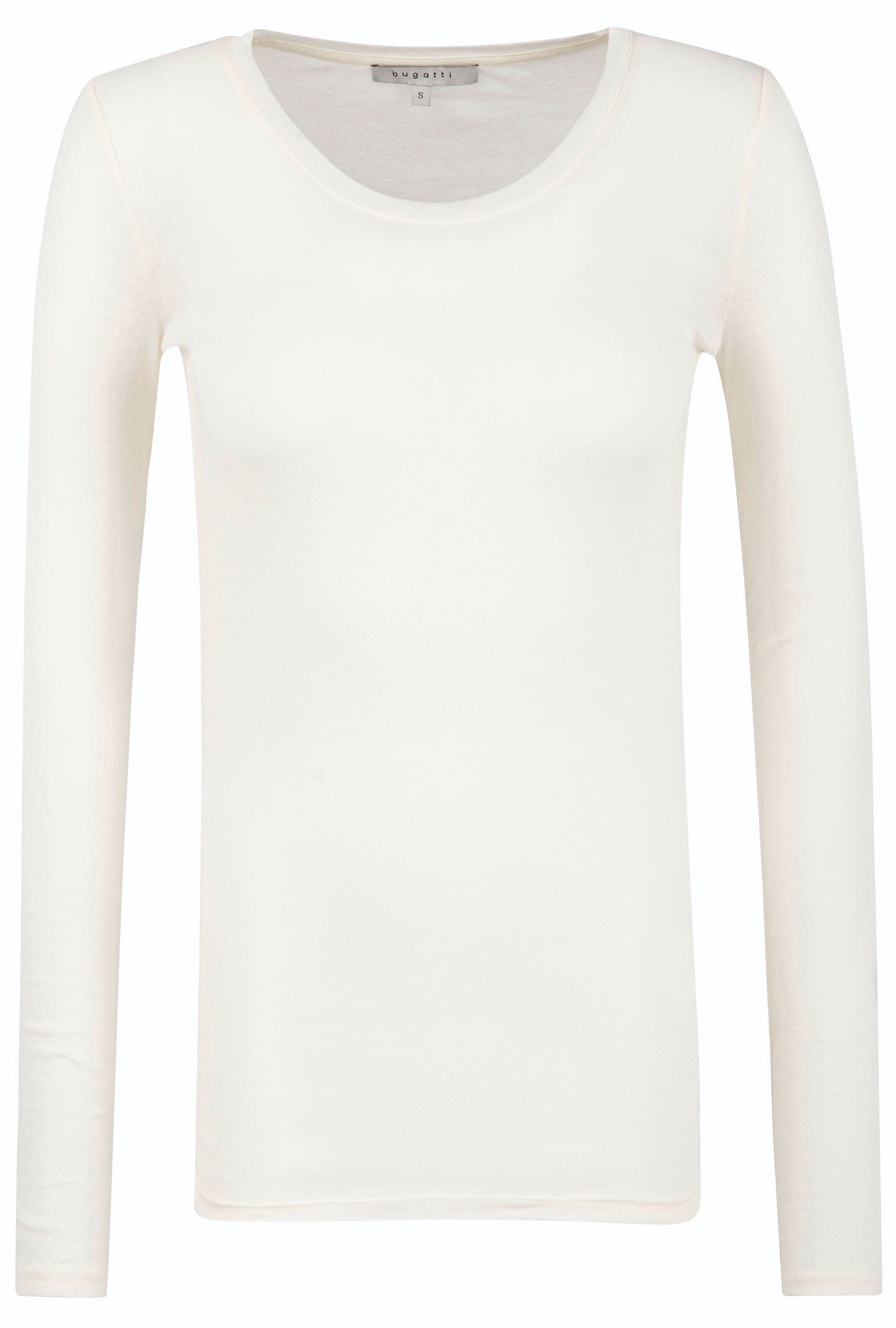 bugatti Langarmshirt, mit Rundhals