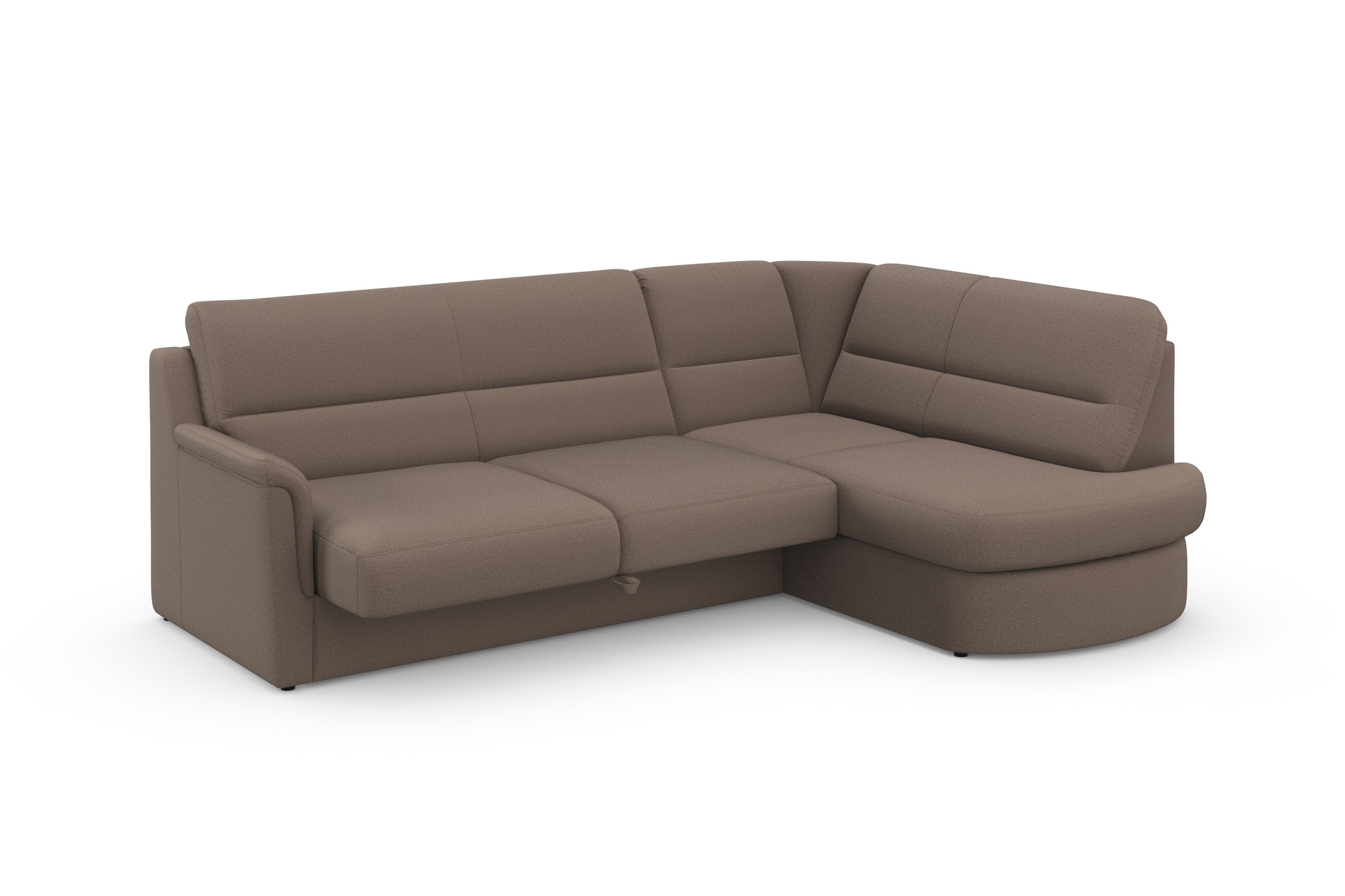 sit&more Ecksofa »Panini L-Form«, wahlweise mit Vorziehsitz und Bettkasten