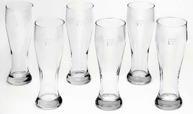 Bierglas »Weizenbierglas«, (Set, 6 tlg., 6 Weizenbiergläser 0,5l)