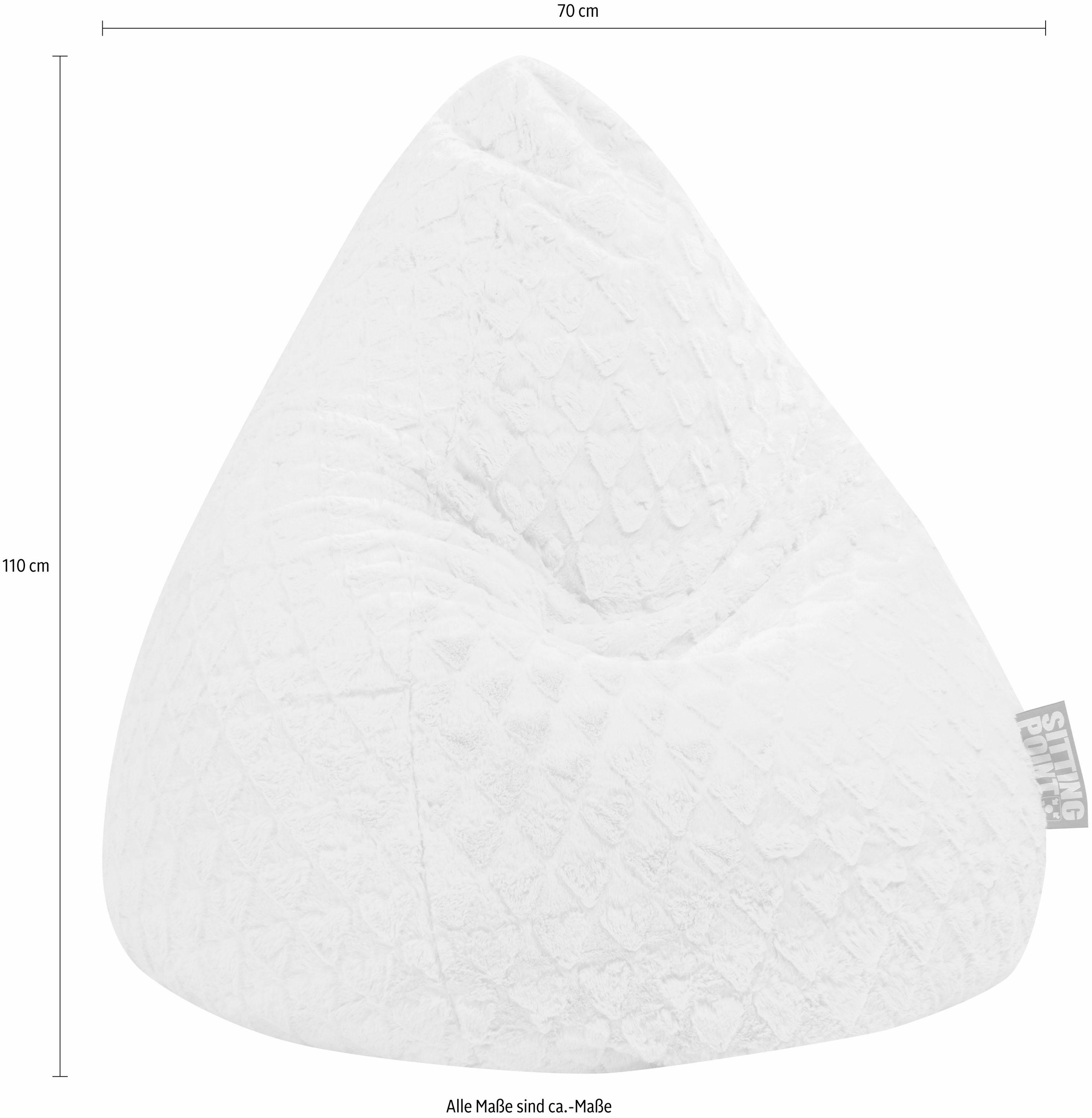 »Sitzsack Plüschsitzsack HEARTS Sitting Herzoptik schnell mit FLUFFY Sitzsack bequem XL«, und Point bestellen