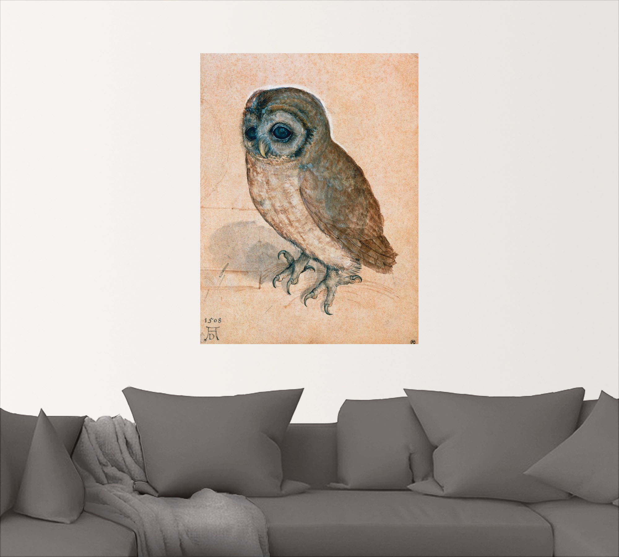 Artland Wandbild »Käuzchen. 1508«, Vögel, (1 St.), als Leinwandbild, Wandaufkleber oder Poster in versch. Größen