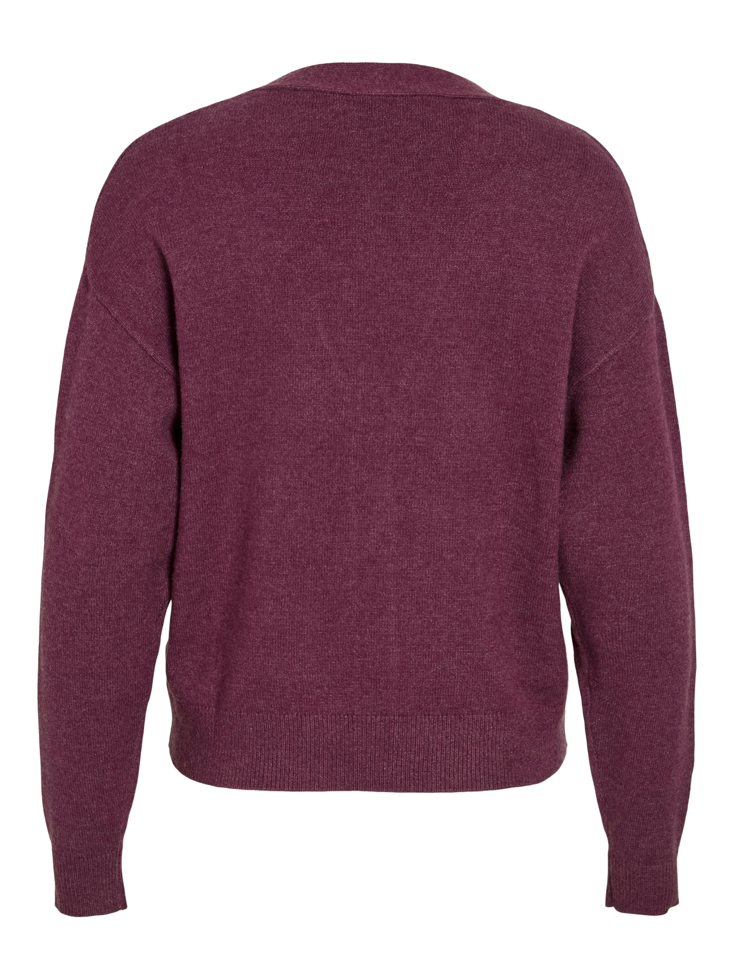 Vila Strickjacke »VIRIL V-NECK KNIT CARDIGAN - NOOS« Materialmix, regular fit