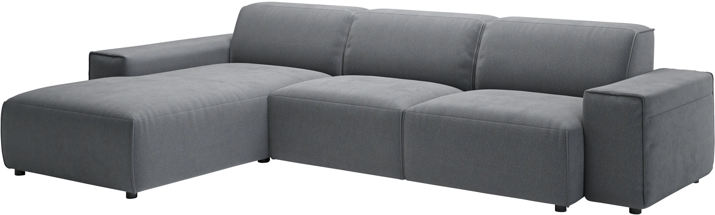 andas Ecksofa »Glimminge auch in Breitcord, Feincord, Bouclé + Easy care-Bezug«, L-Form, Breite 294, Zierkissen