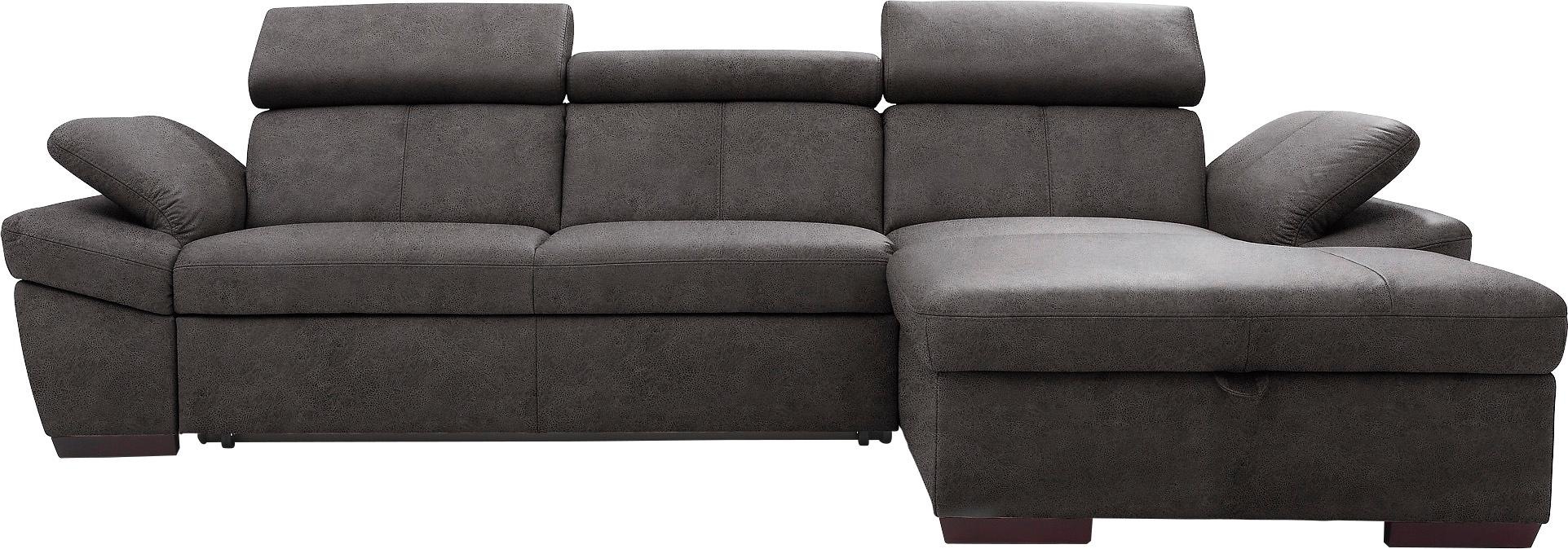 exxpo - sofa fashion Ecksofa »Salerno, Funktionssofa, Breite 280cm, hoher S günstig online kaufen