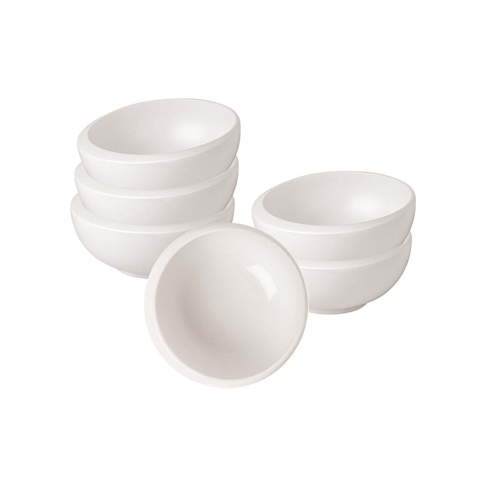 Villeroy & Boch Dipschale »Dipschälchen NewMoon ø 8,5 cm 6er Set weiß« günstig online kaufen