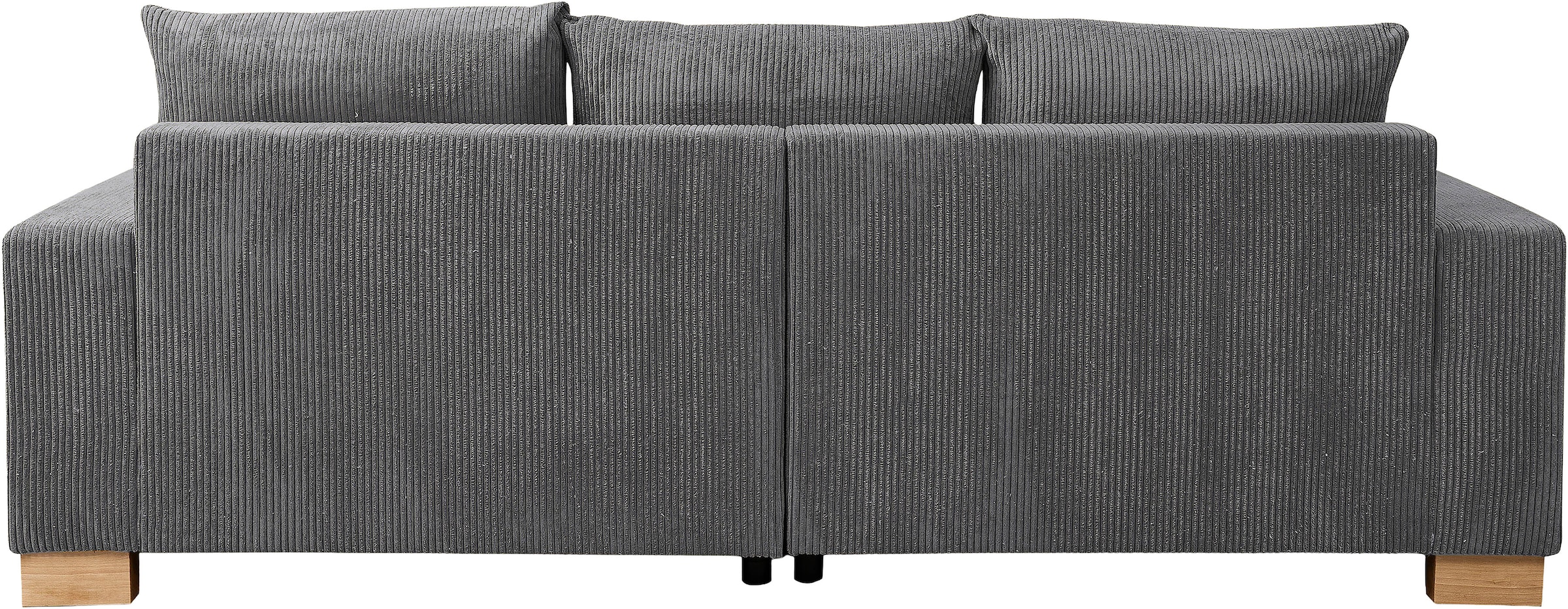 WERK2 Big-Sofa »Rimini Cord XXL Couch mit großer Sitztiefe, 240 cm breit, 4-Sitzer« Megasofa mit 4 Sitzplätzen, losen Rückenkissen & Zierkissen