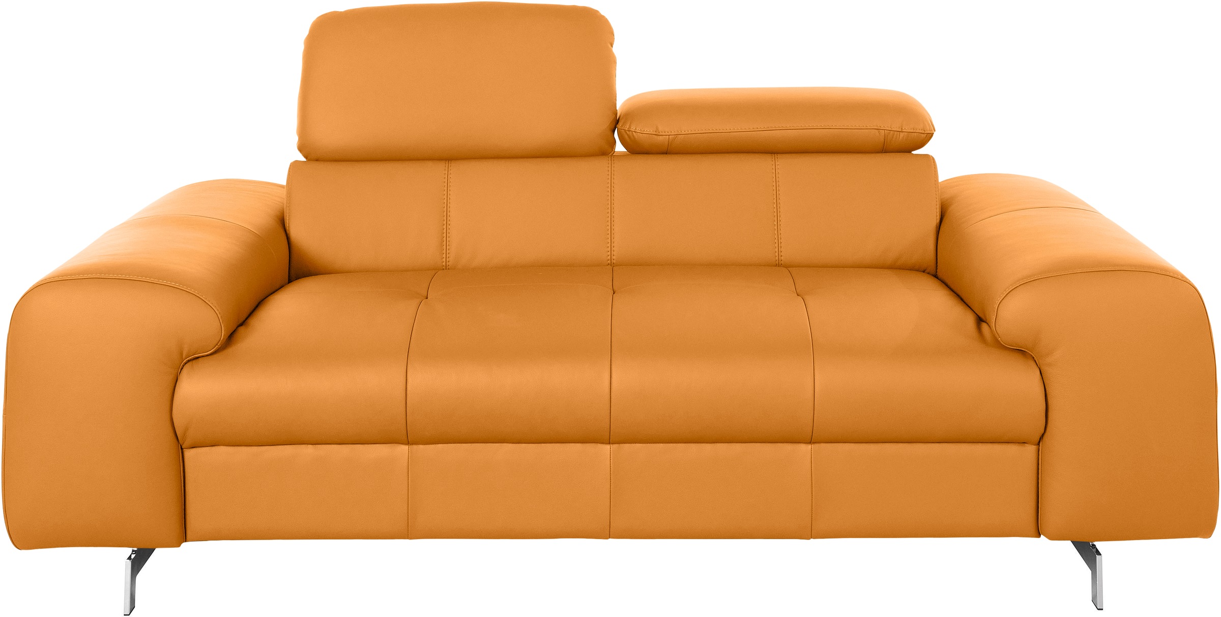 COTTA 2-Sitzer "Chef", Big-Sofa mit Kopfteilverstellung, edle Metallkufen günstig online kaufen
