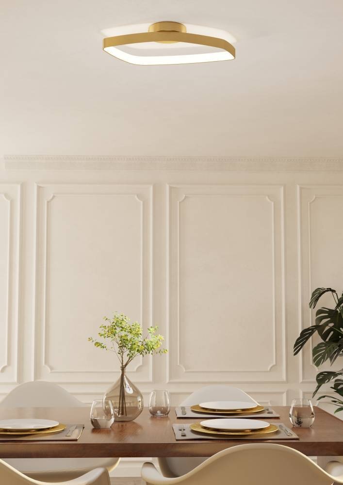 EGLO Deckenleuchte »VALLEROSA Deckenlampe, Alu, Stahl und Kunststoff, Essti günstig online kaufen