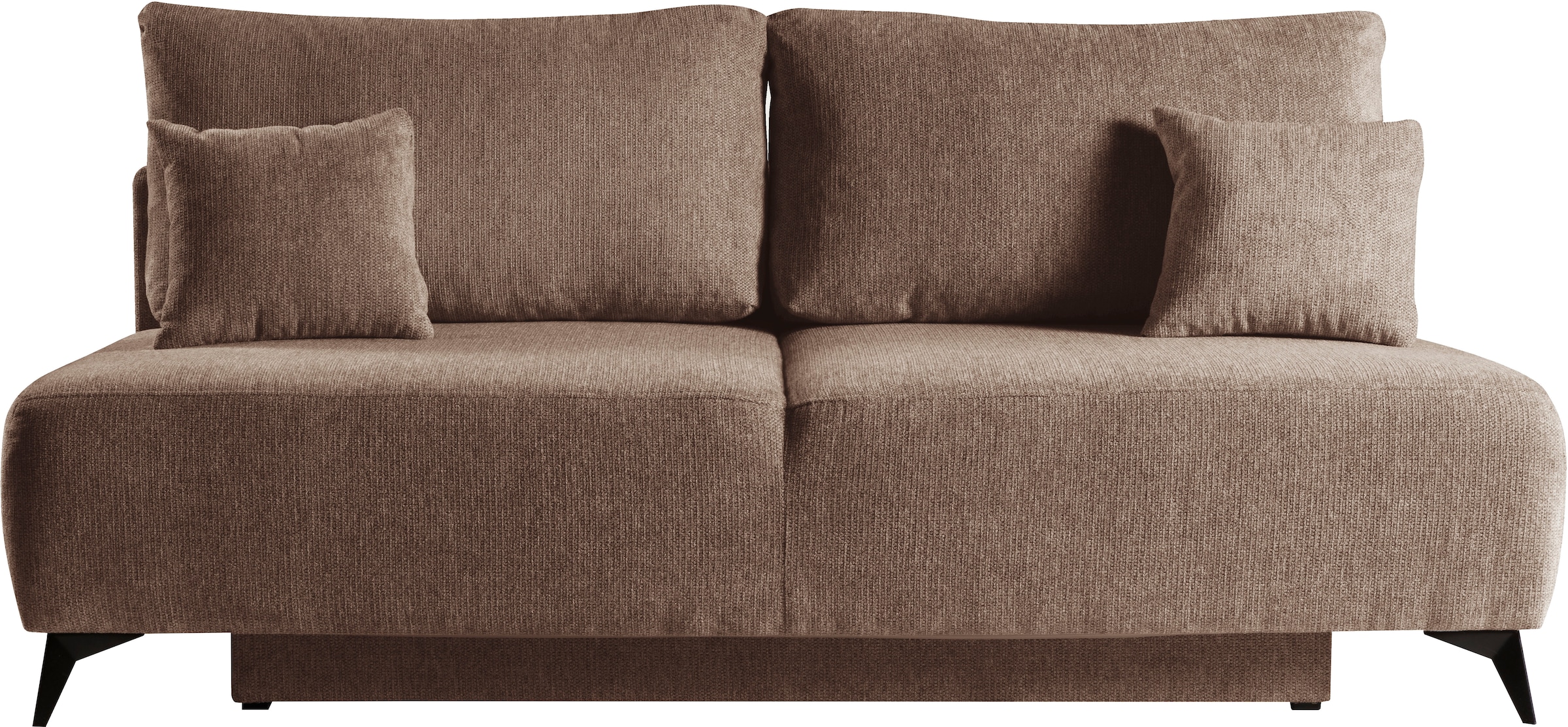 WERK2 Schlafsofa »Valerie mit Komfortsitz- und Liegehöhe, Breite 200cm,«, bequemes 2-Sitzer Schlafcouch mit Bettkasten