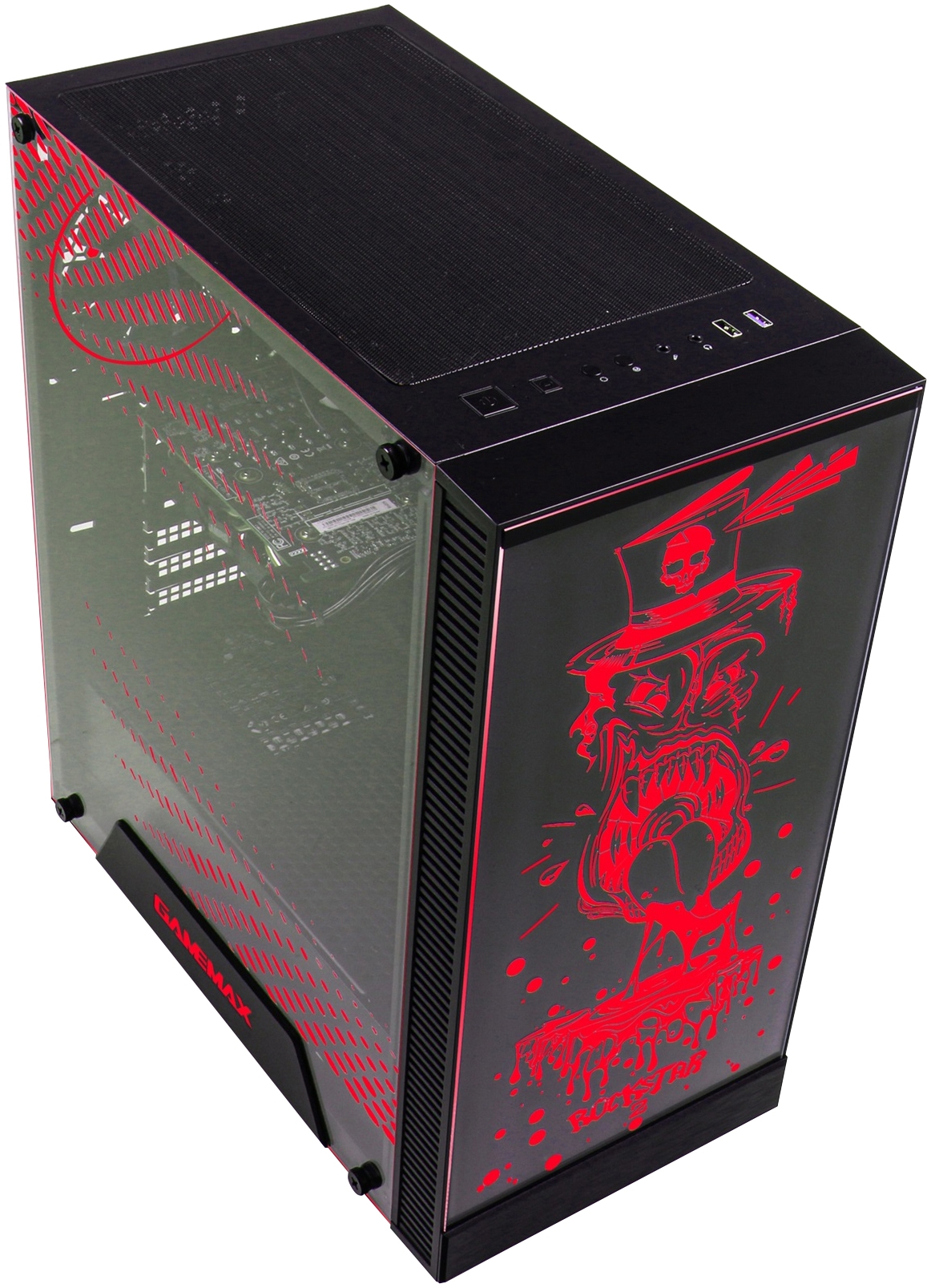 GAMEMAX Gaming-PC-Komplettsystem »GigaDeal Striker 2788 AMD Ryzen 5 7500F 16GB DDR5 1TB SSD RTX 5060Ti« 32 ″ AMD Ryzen 5 GeForce RTX™ 5060 Ti 16 GB RAM 1.000 GB SSD Windows 11, DDR5 RAM + Gigabyte GS32QCA LED-Monitor Curved, 80 cm 32"
