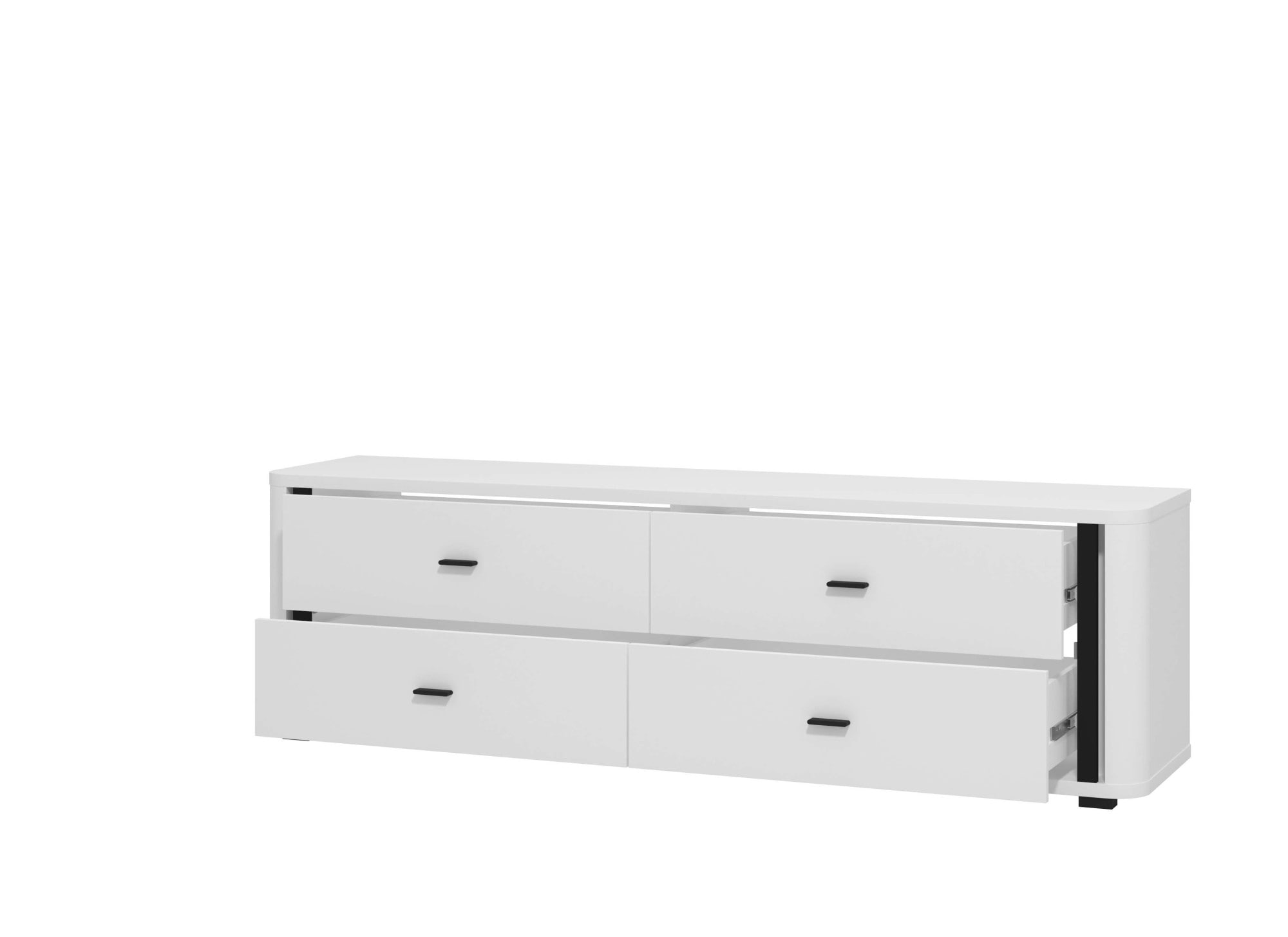 INOSIGN TV-Bank »York , TV-Kommode, TV-Schrank, TV-Bank« mit 4 geräumigen Schubladen, Breite 176,5 cm, wandmontage