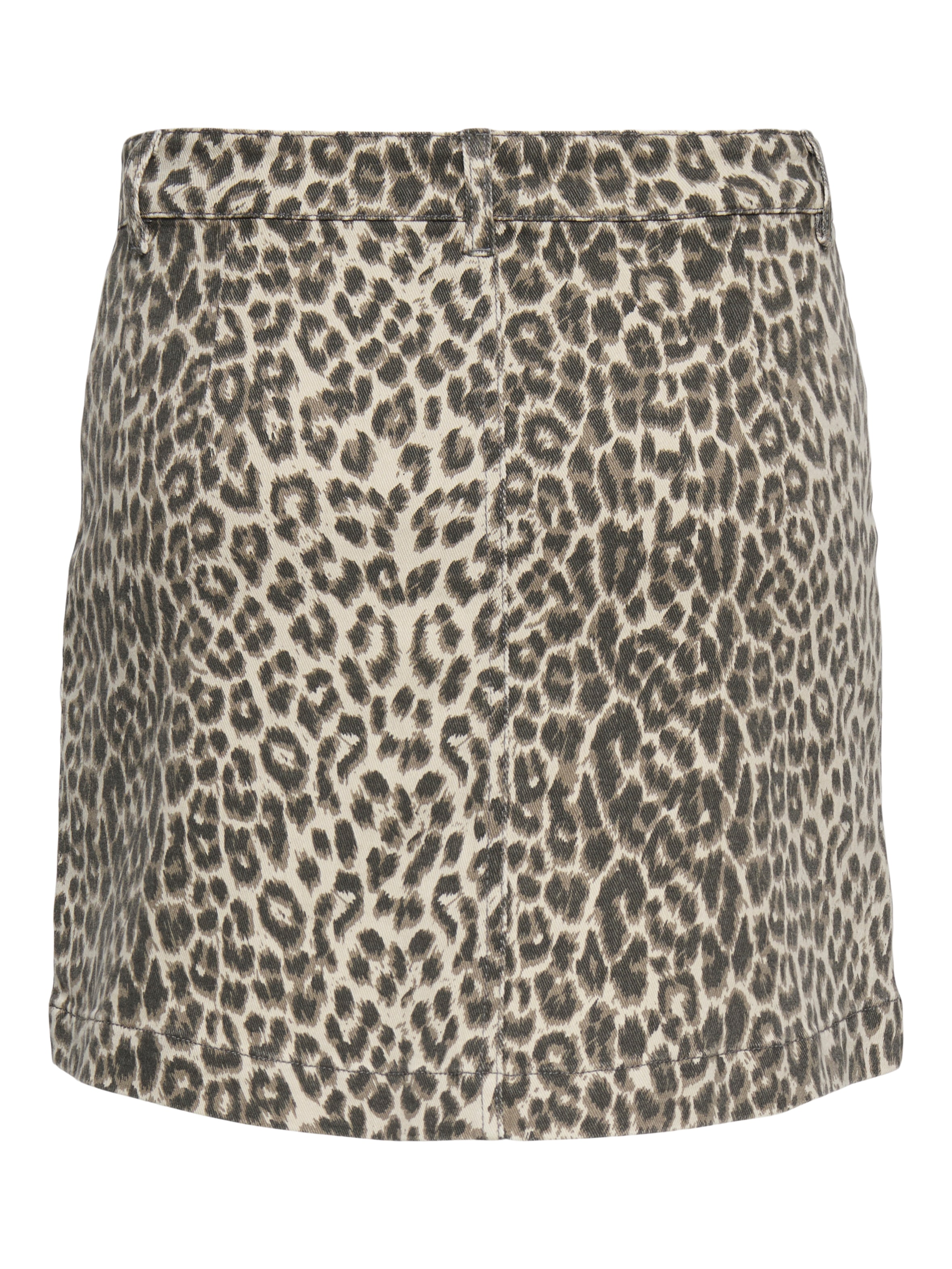 ONLY Minirock »ONLAMAZING HW LEO SKIRT PNT« Baumwollmischung, High Waist