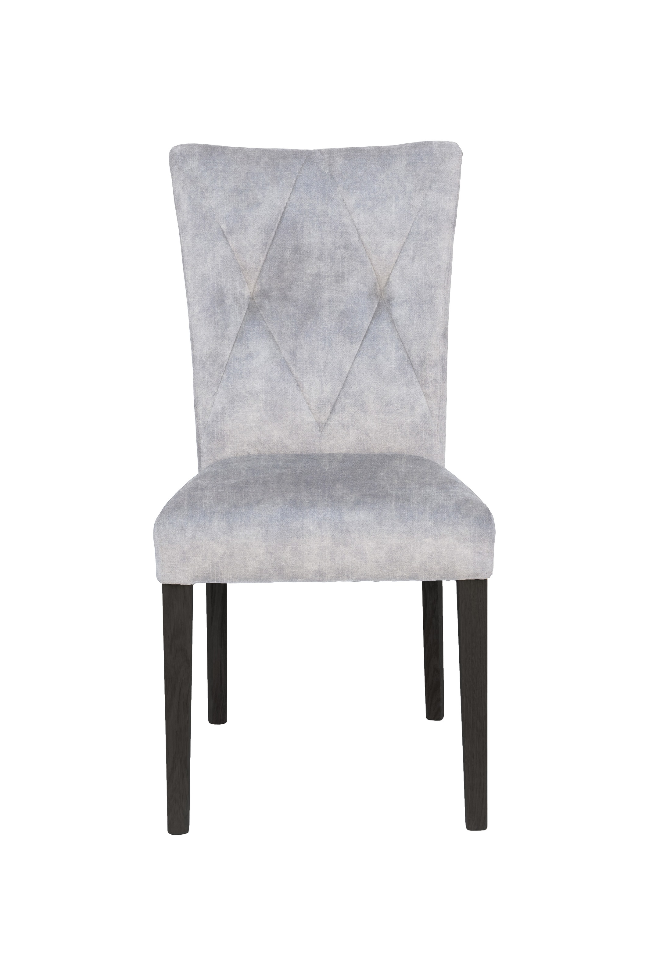 Home affaire 4-Fußstuhl »Diamond«, (Set), 2 St., Samtvelours, Sitz und Ruecken gepolstert