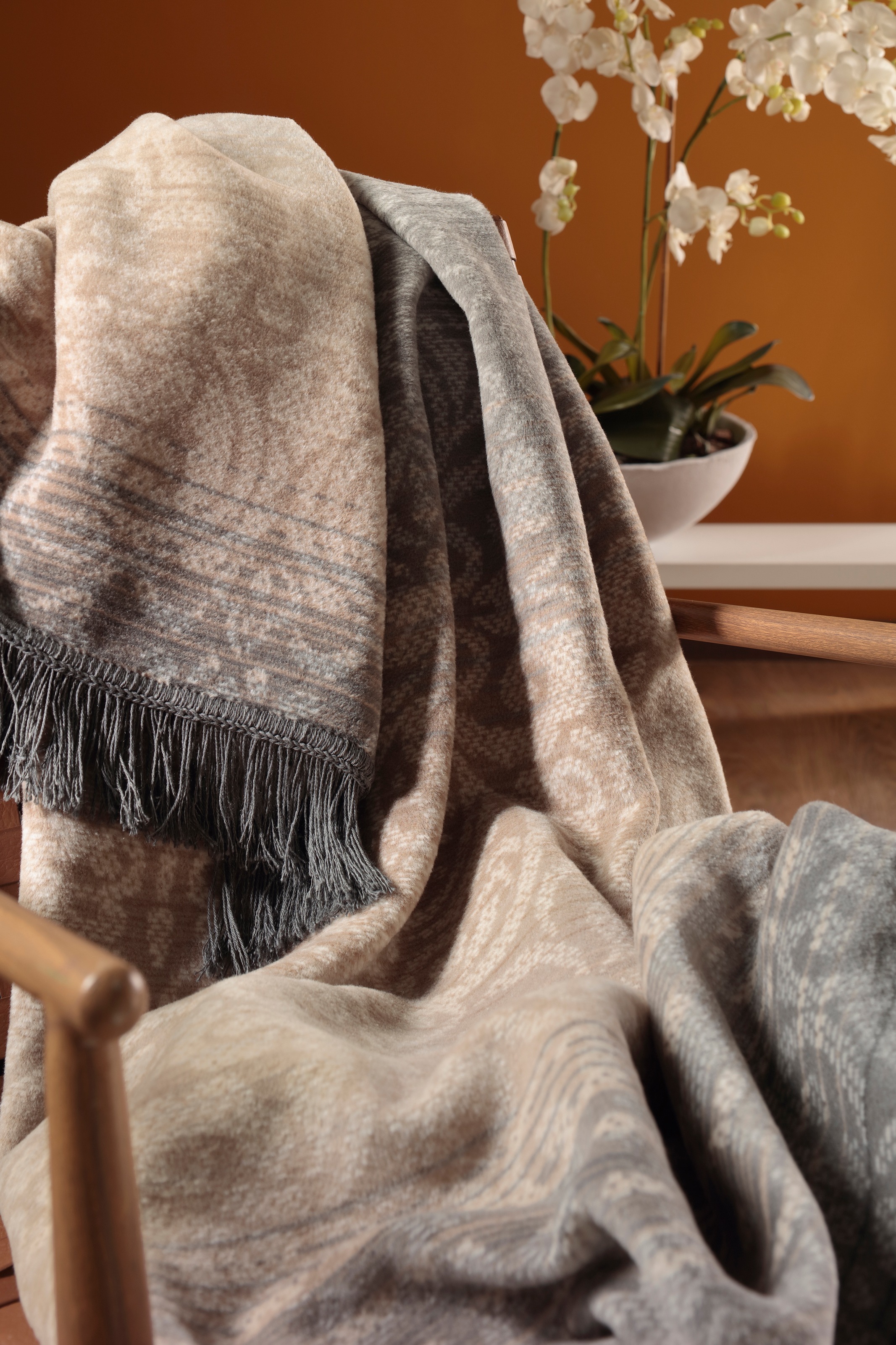 Biederlack Wohndecke »Wohndecke Ornament«, im klassischen Design günstig online kaufen